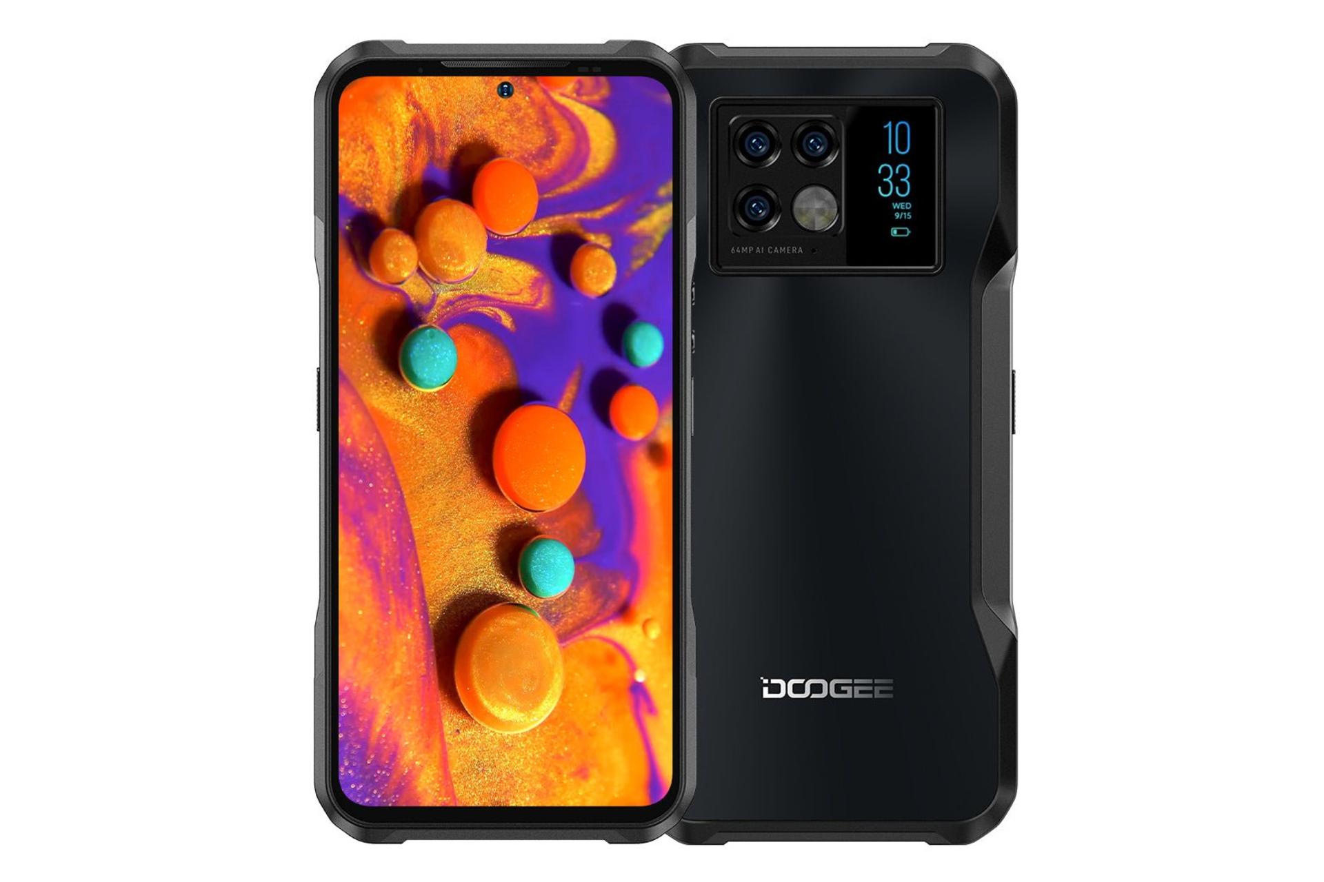 گوشی موبایل دوجی Doogee V20 خاکستری