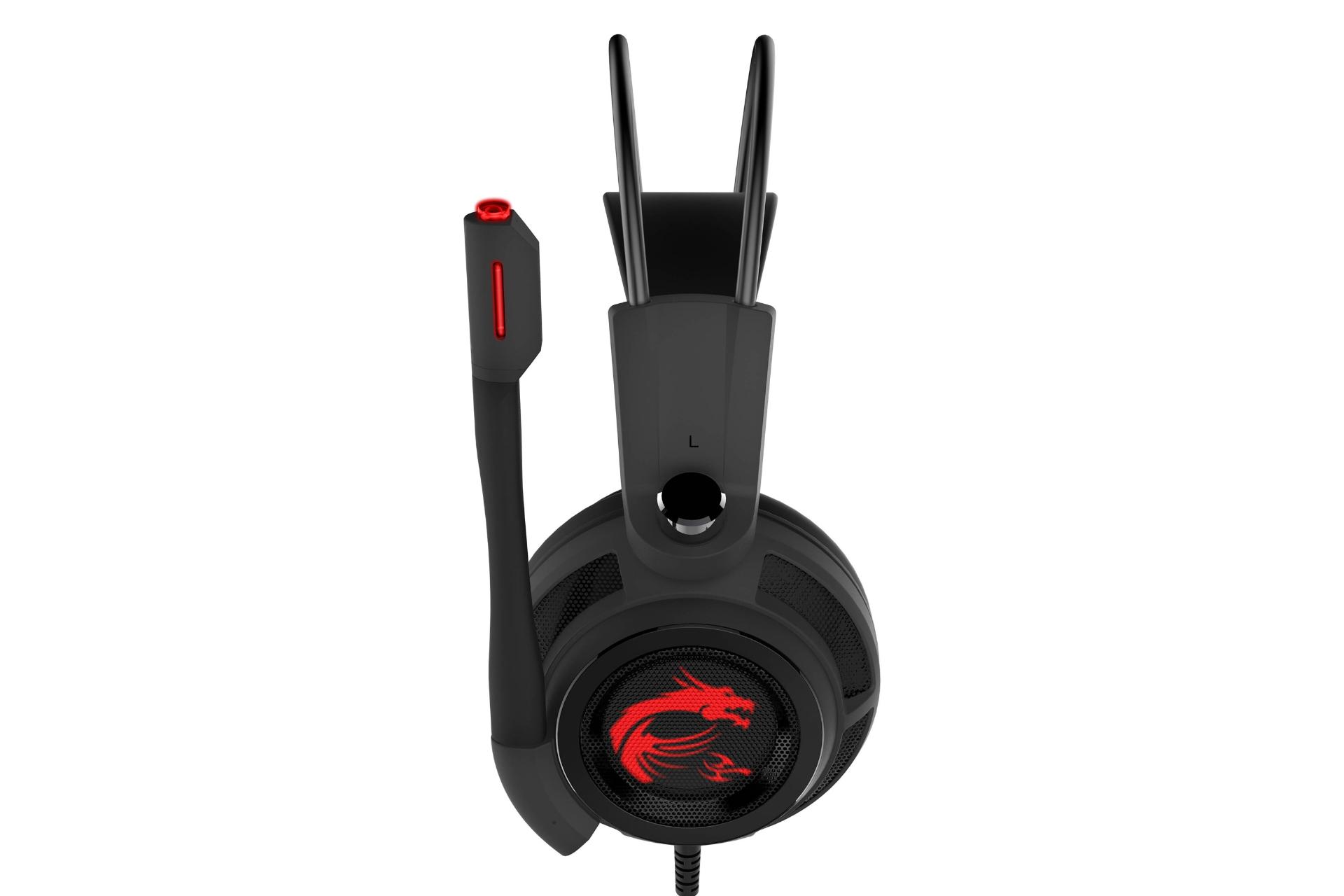 نمای کناری هدست گیمینگ ام اس آی MSI DS502