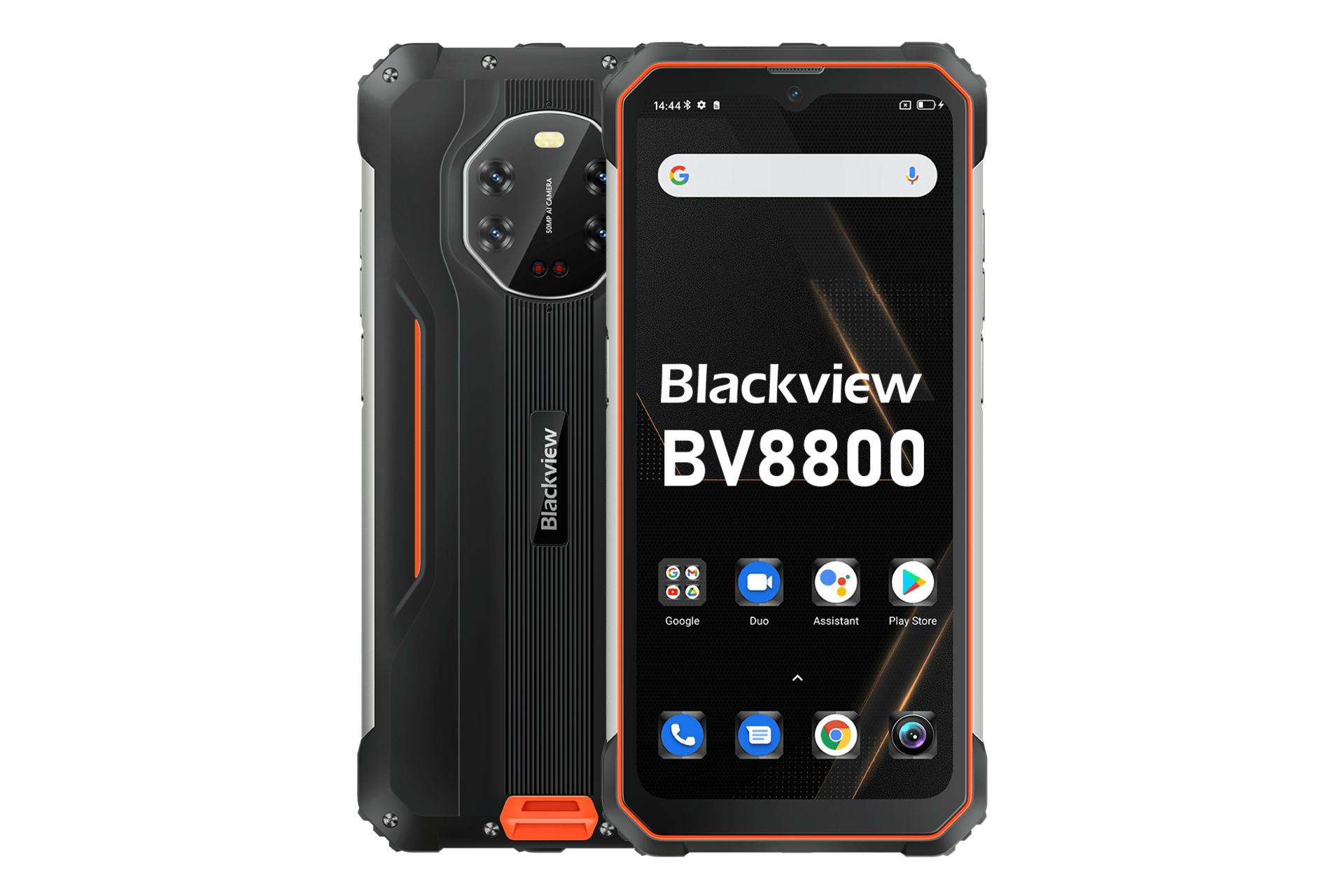 گوشی موبایل بلک ویو Blackview BV8800 نارنجی