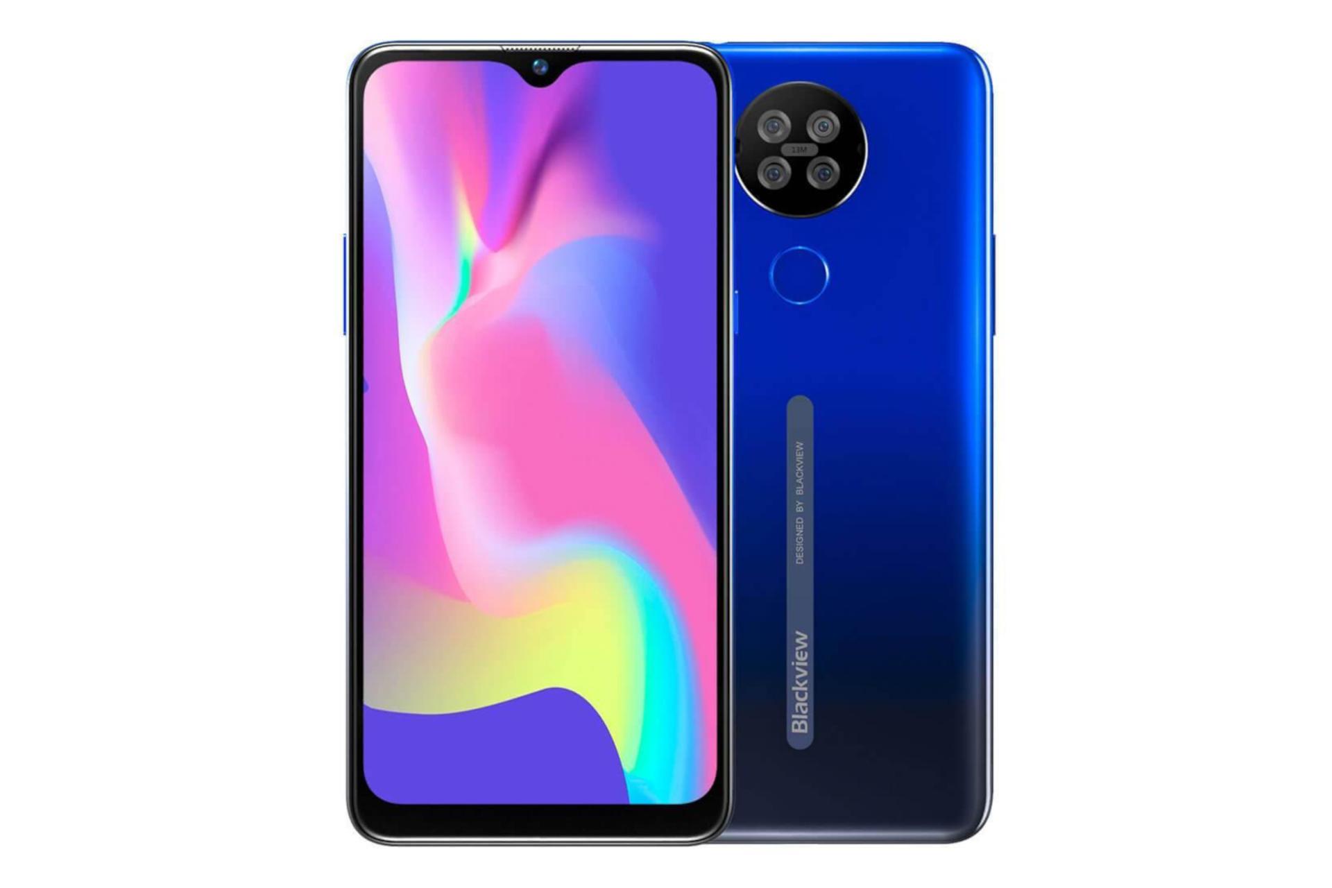 گوشی موبایل بلک ویو Blackview A80s آبی