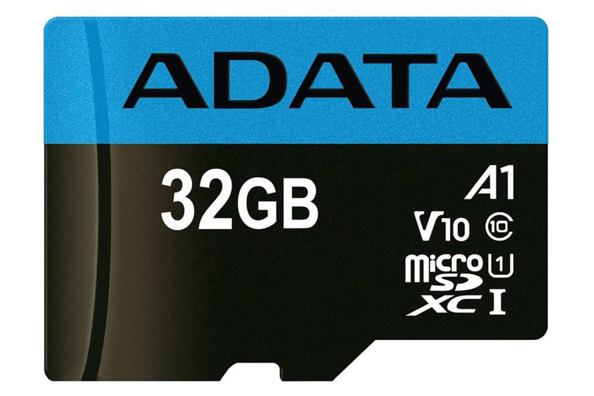 مرجع متخصصين ايران ADATA Premier V10 A1 microSDXC Class 10 UHS-I U1 32GB