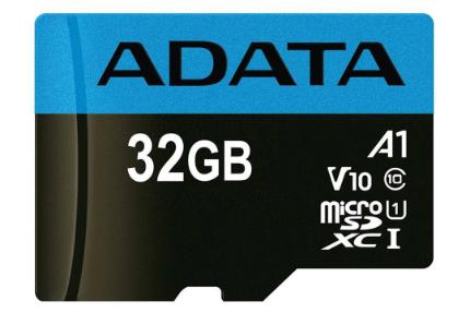 مرجع متخصصين ايران اي ديتا microSDHC با ظرفيت 32 گيگابايت مدل Premier V10 A1 كلاس 10