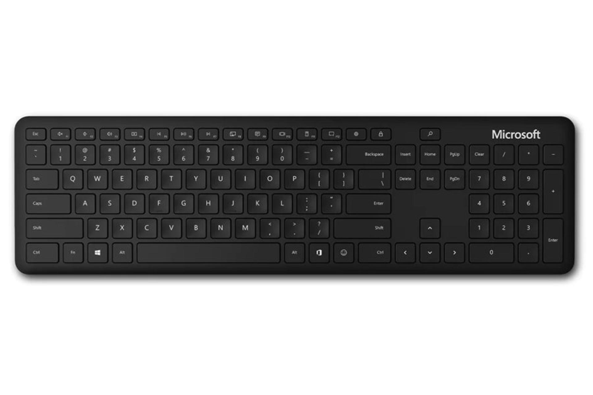 نمای روبرو مایکروسافت Bluetooth Keyboard