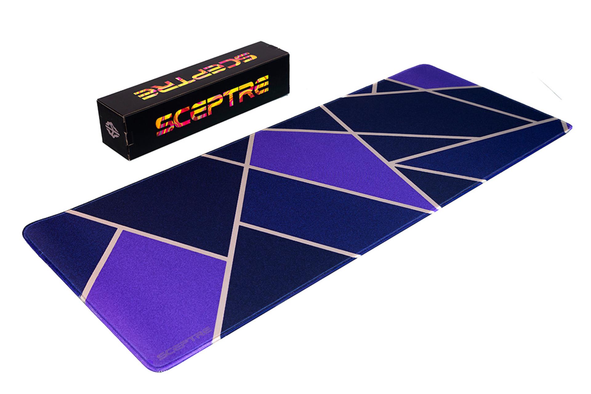 نمای جلو و پک ماوس پد اسکپتر Modern Purple