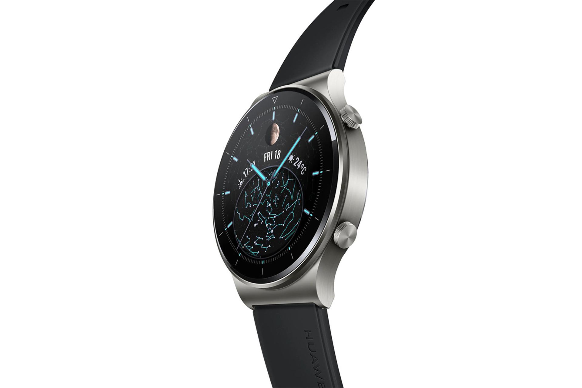 مرجع متخصصين ايران ساعت هوشمند هواوي واچ جي تي 2 پرو نماي جلو / Huawei Watch GT 2 Pro