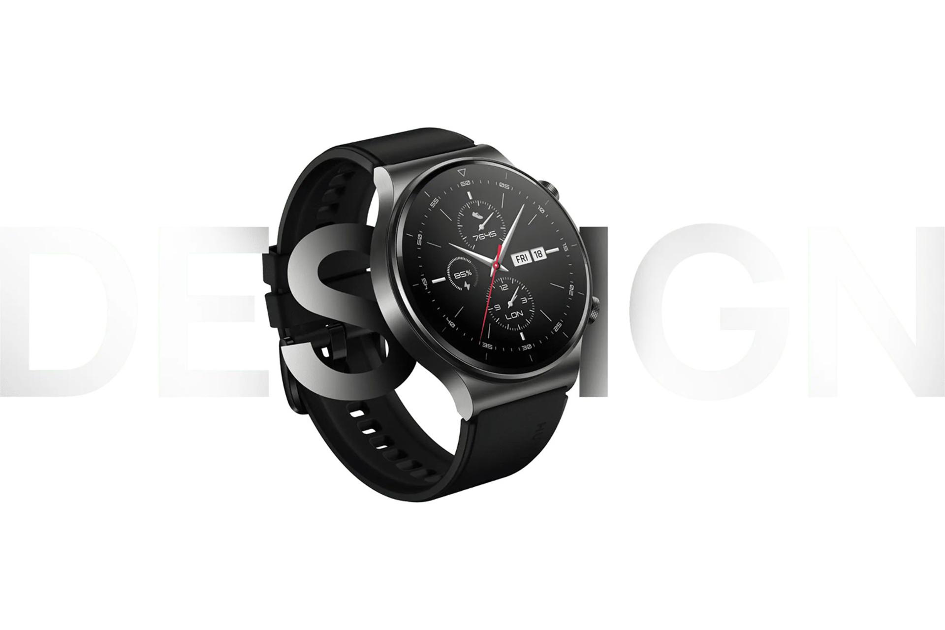 مرجع متخصصين ايران ساعت هوشمند هواوي واچ جي تي 2 پرو نماي جلو / Huawei Watch GT 2 Pro
