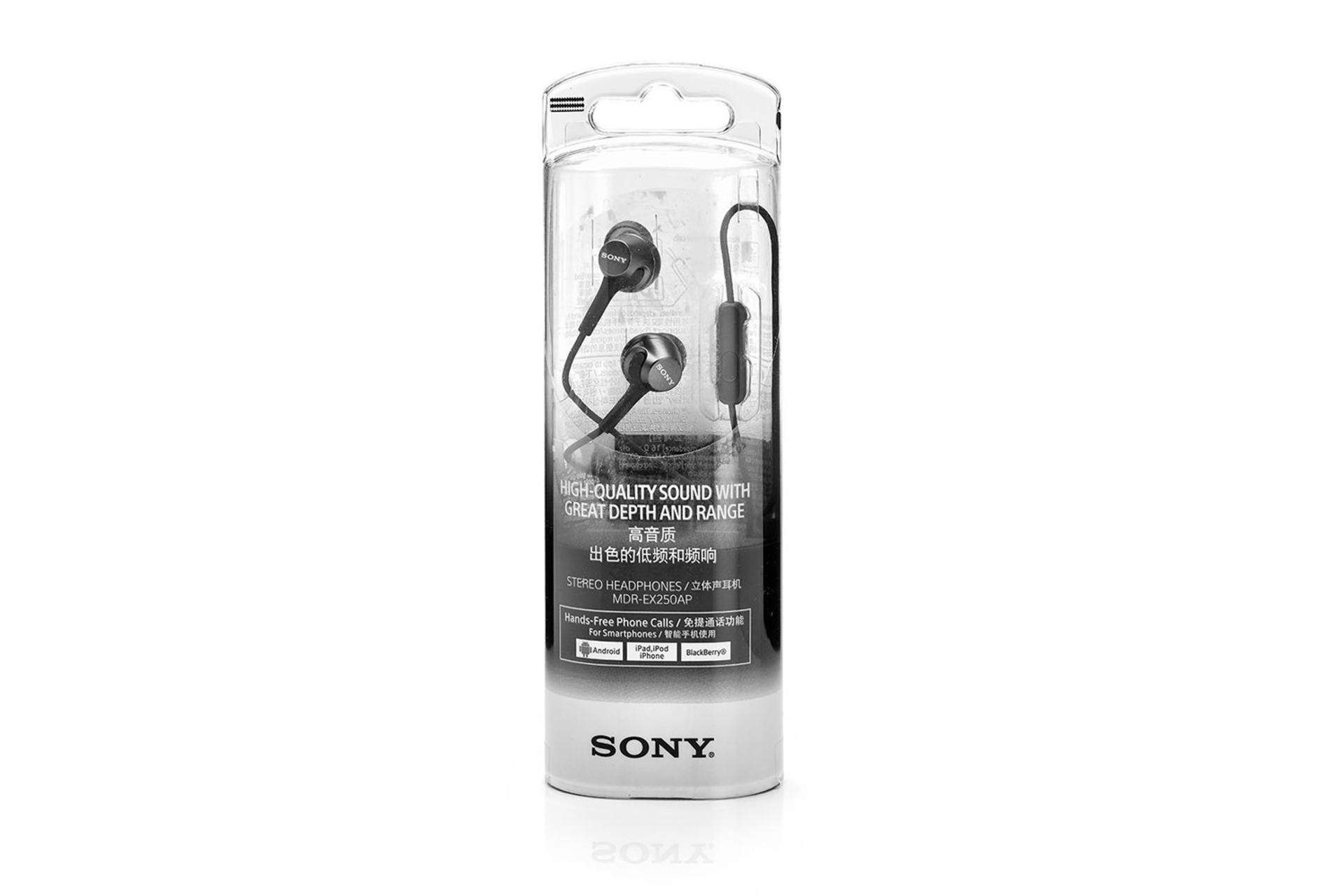 بسته بندی هدفون سونی Sony MDR-EX250AP