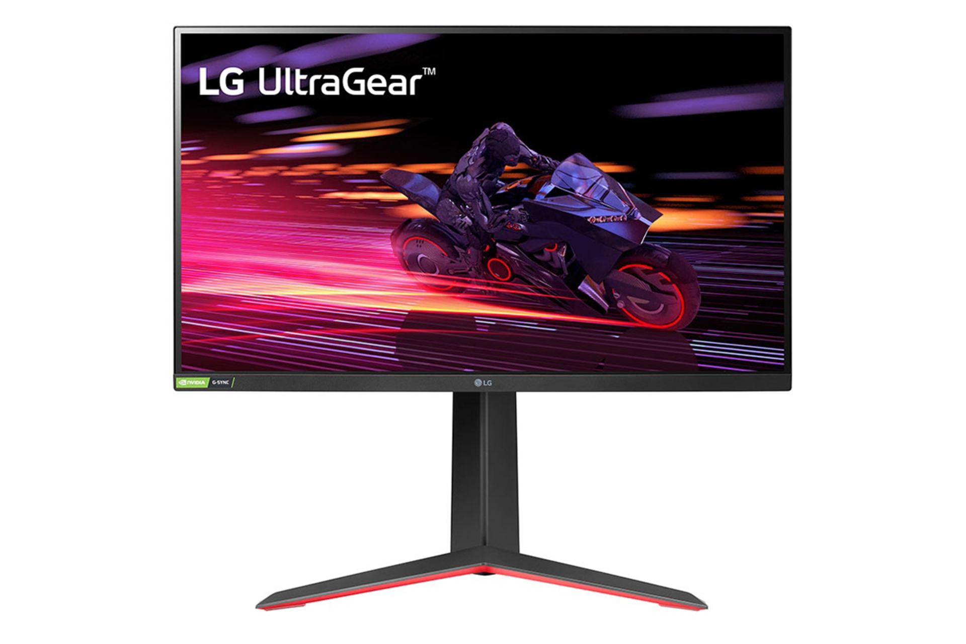 نمای جلو مانیتور ال جی 27 اینچ مدل 27GP750 