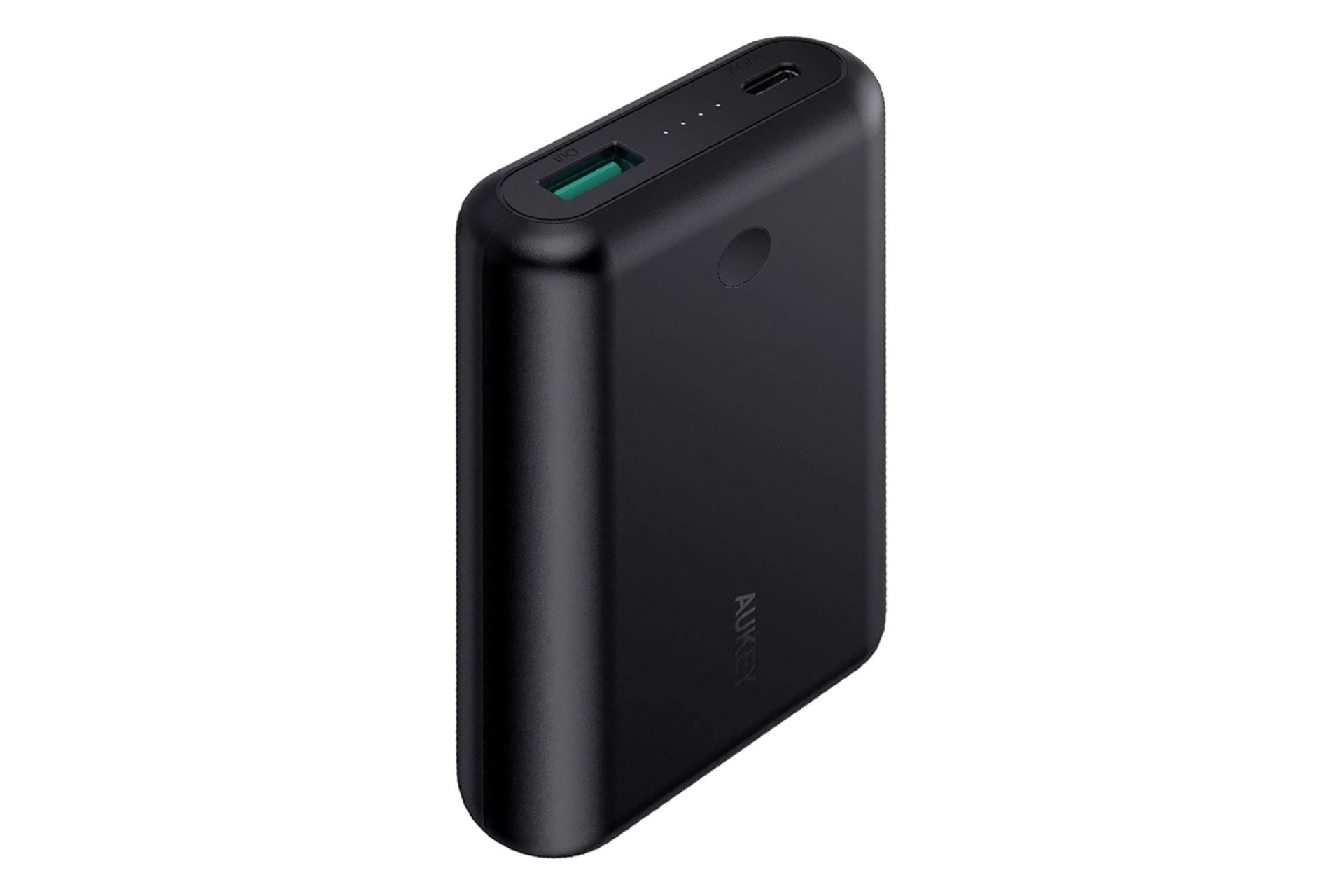نمای روبرو پاور بانک آکی PB-BY10 با ظرفیت 10050 میلی‌آمپر ساعت Aukey PB-BY10 10050mAh