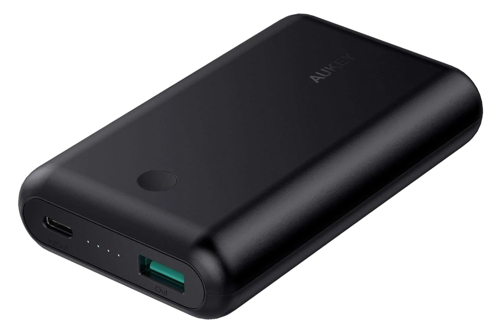 درگاه پاور بانک آکی PB-BY10 با ظرفیت 10050 میلی‌آمپر ساعت Aukey PB-BY10 10050mAh