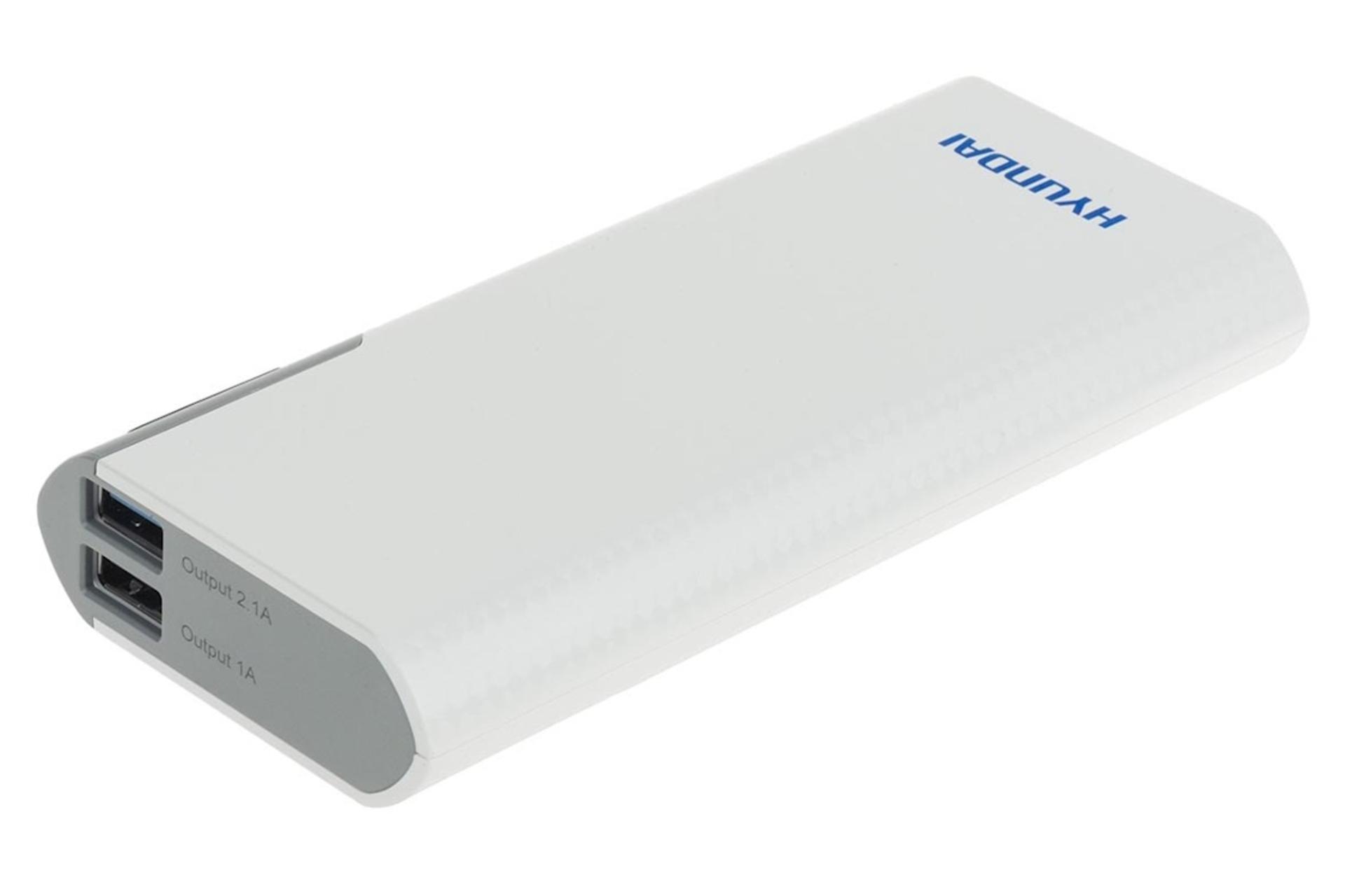 پاور بانک هیوندای MPB12 با ظرفیت 10000 میلی‌آمپر ساعت Hyundai MPB12 10000mAh