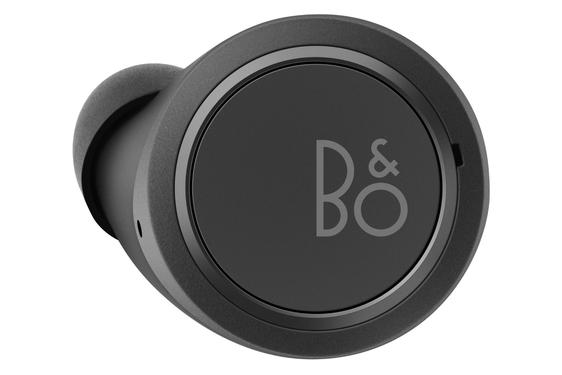 نمای پشت هدفون بی سیم بنگ اند اولافسن Beoplay E8 نسل سوم Bang & Olufsen Beoplay E8 3rd Gen مشکی