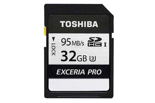 Toshiba Exceria Pro N401 SDHC Class 10 UHS-I U3 32GB