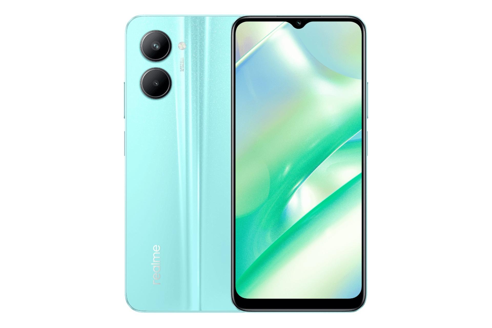 گوشی موبایل ریلمی Realme C33 فیروزه ای