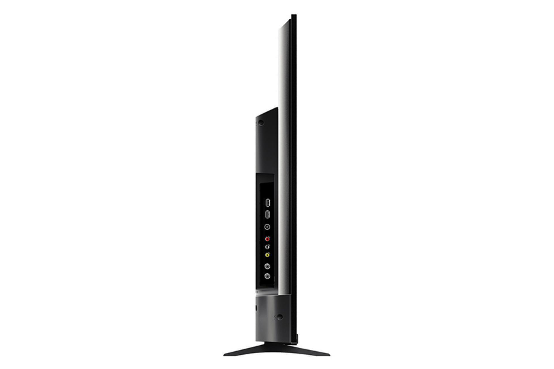 نمای کنار تلویزیون دوو DSL-55S7200EU و نمایش پورت ها