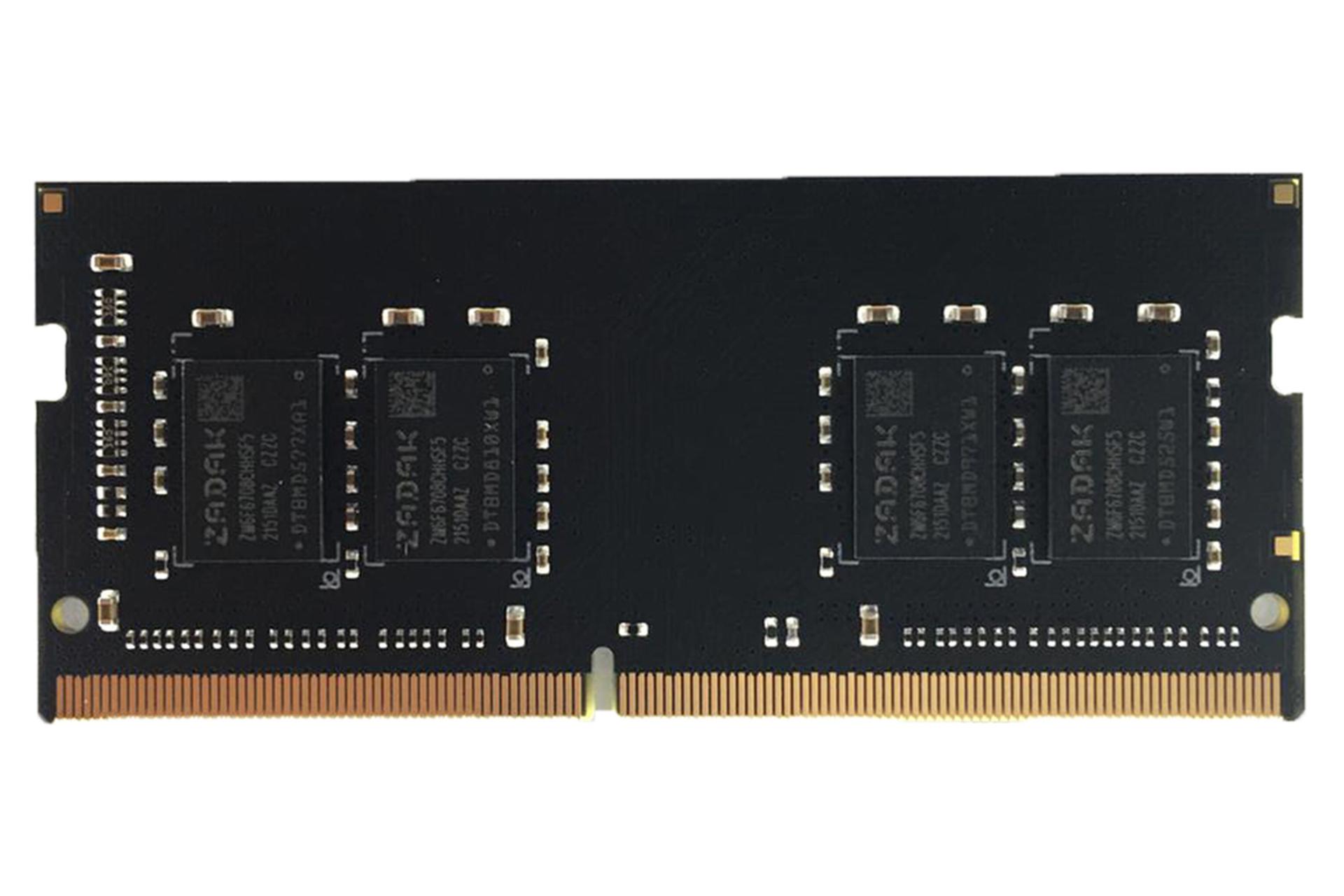 نمای جلوی رم زاداک ZD4-SOD26CA1-16GYB ظرفیت 16 گیگابایت از نوع DDR4-2666