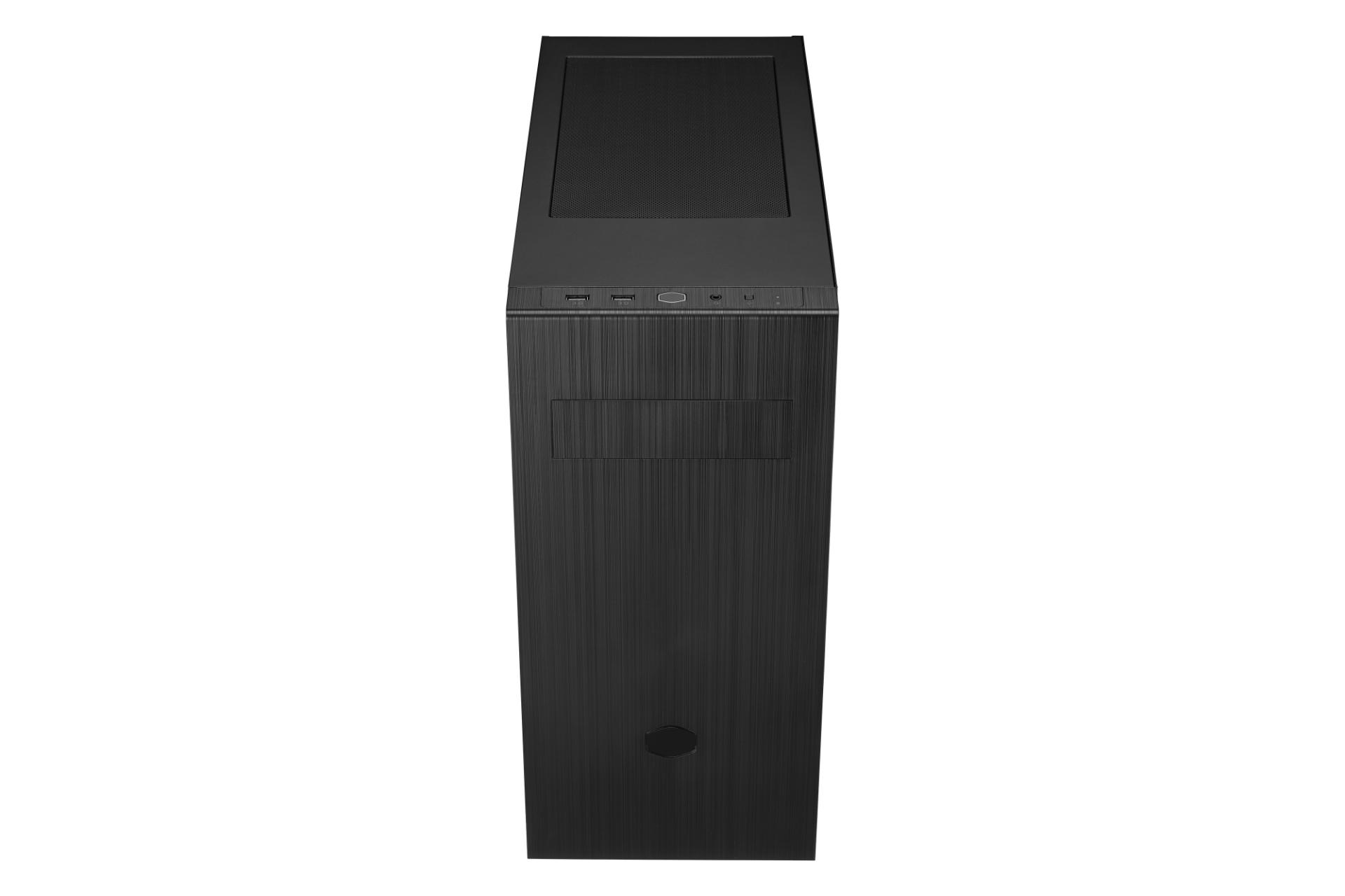 نمای روبرو و بالای کیس کامپیوتر کولر مستر MASTERBOX MB600L V2