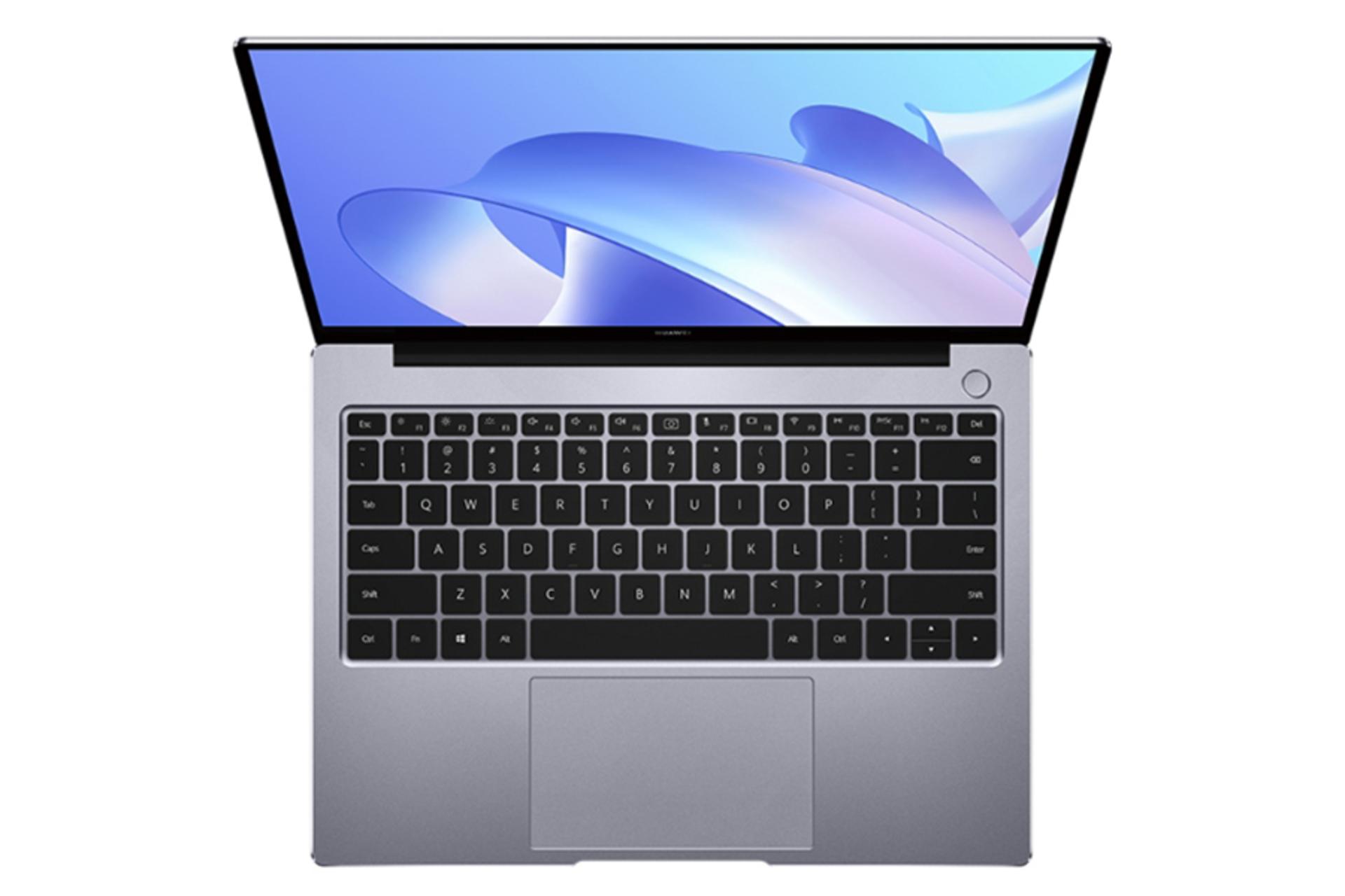 نمای بالا لپ تاپ هواوی میت بوک 14 نسخه 2021