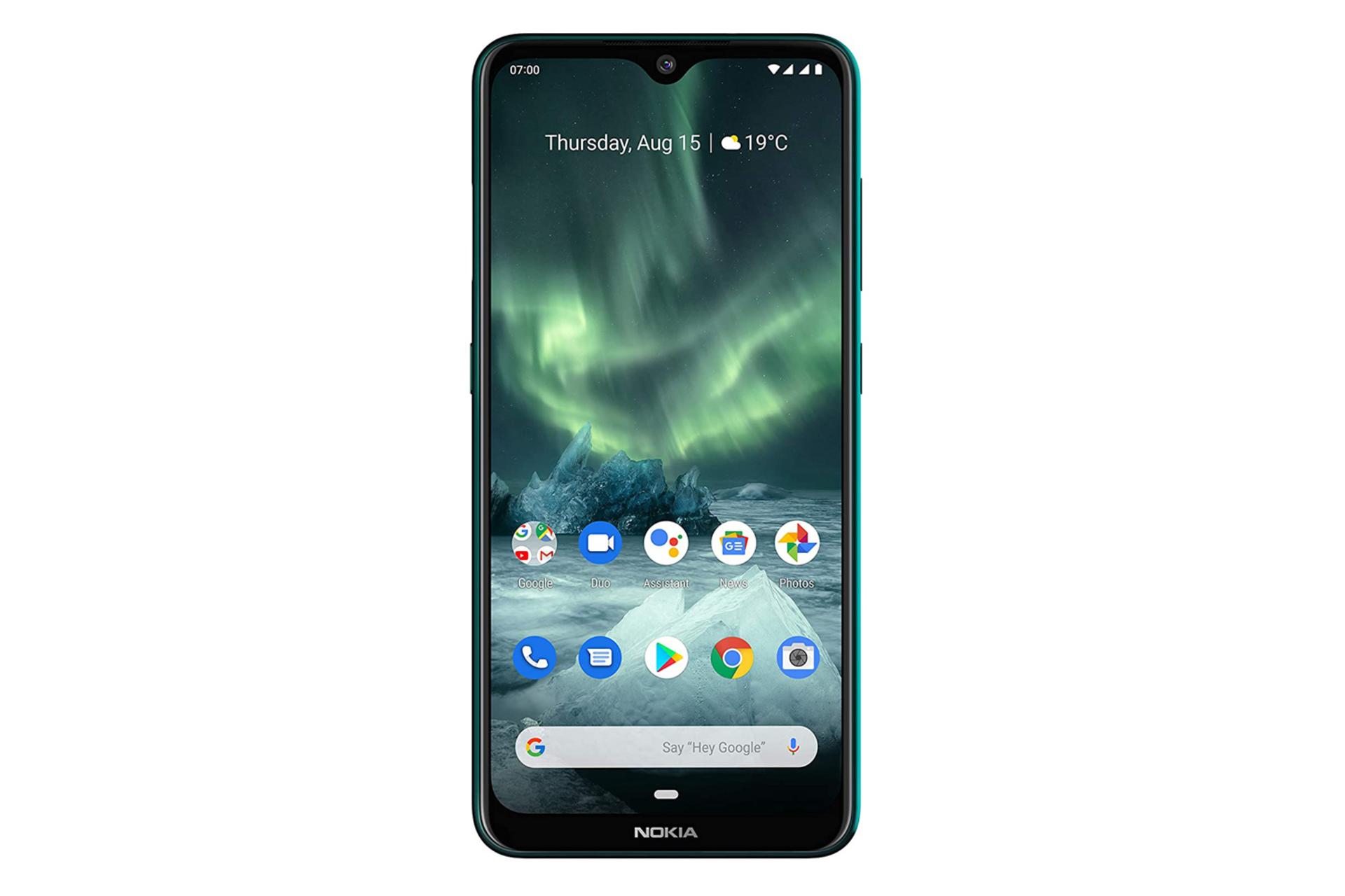 نمای روبرو موبایل نوکیا 7.2