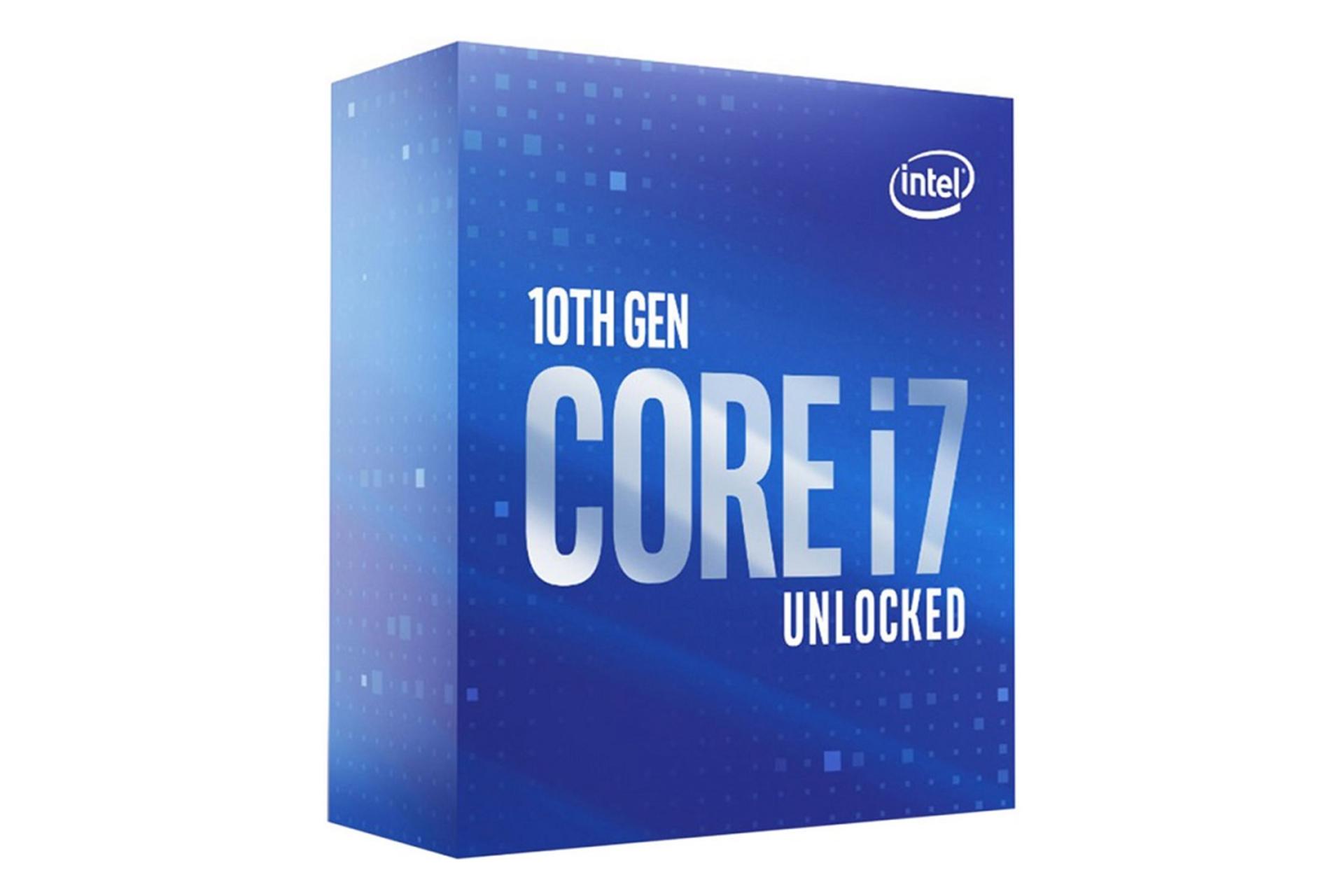 مرجع متخصصين ايران جعبه پردازنده Intel Core i7-10700K / اينتل Core i7-10700K