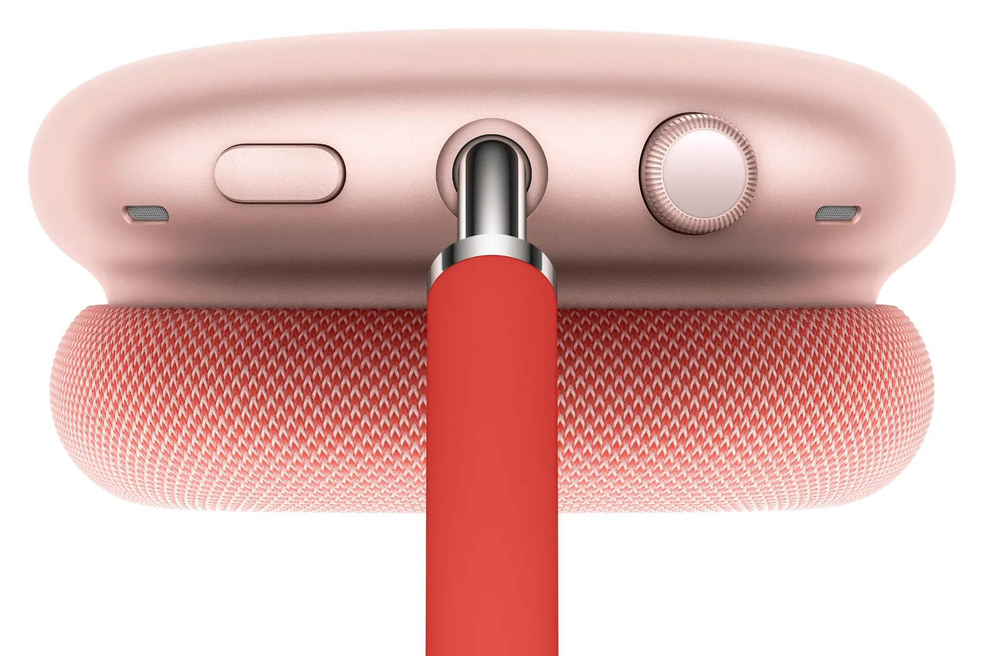 نمای بالا هدفون بی سیم اپل ایرپاد مکس Apple AirPods Max قرمز