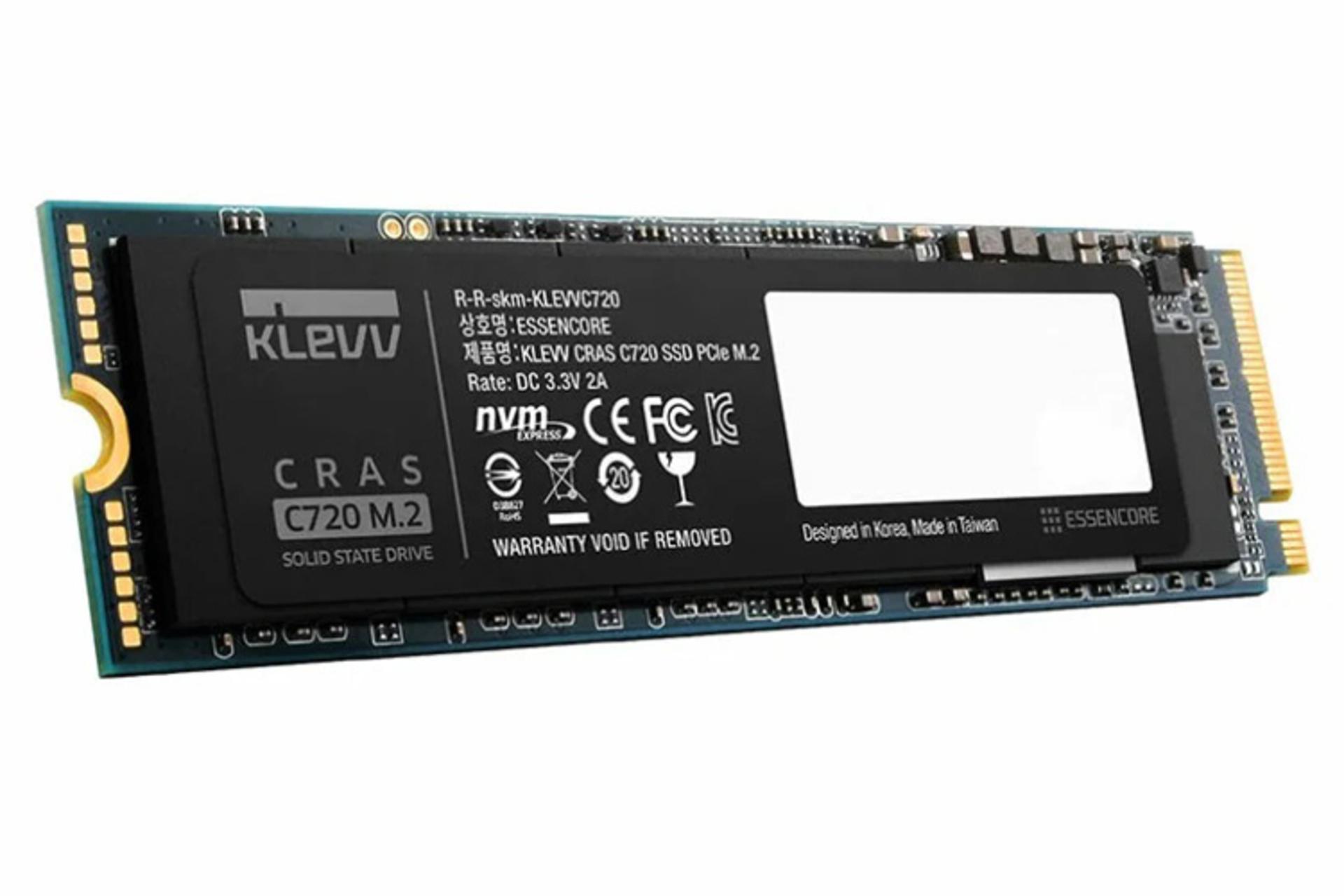 نمای جانبی SSD کلو CRAS C720 NVMe M.2