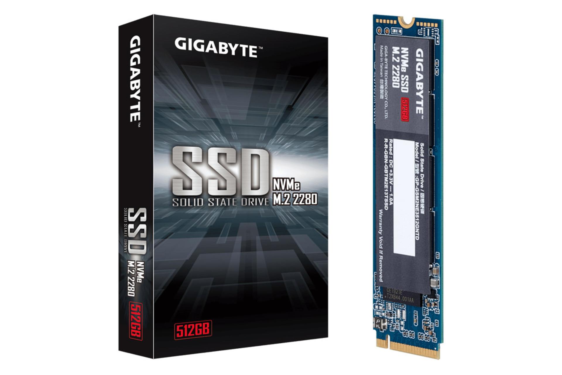 جعبه SSD گیگابایت M.2 PCIe SSD ظرفیت 512 گیگابایت