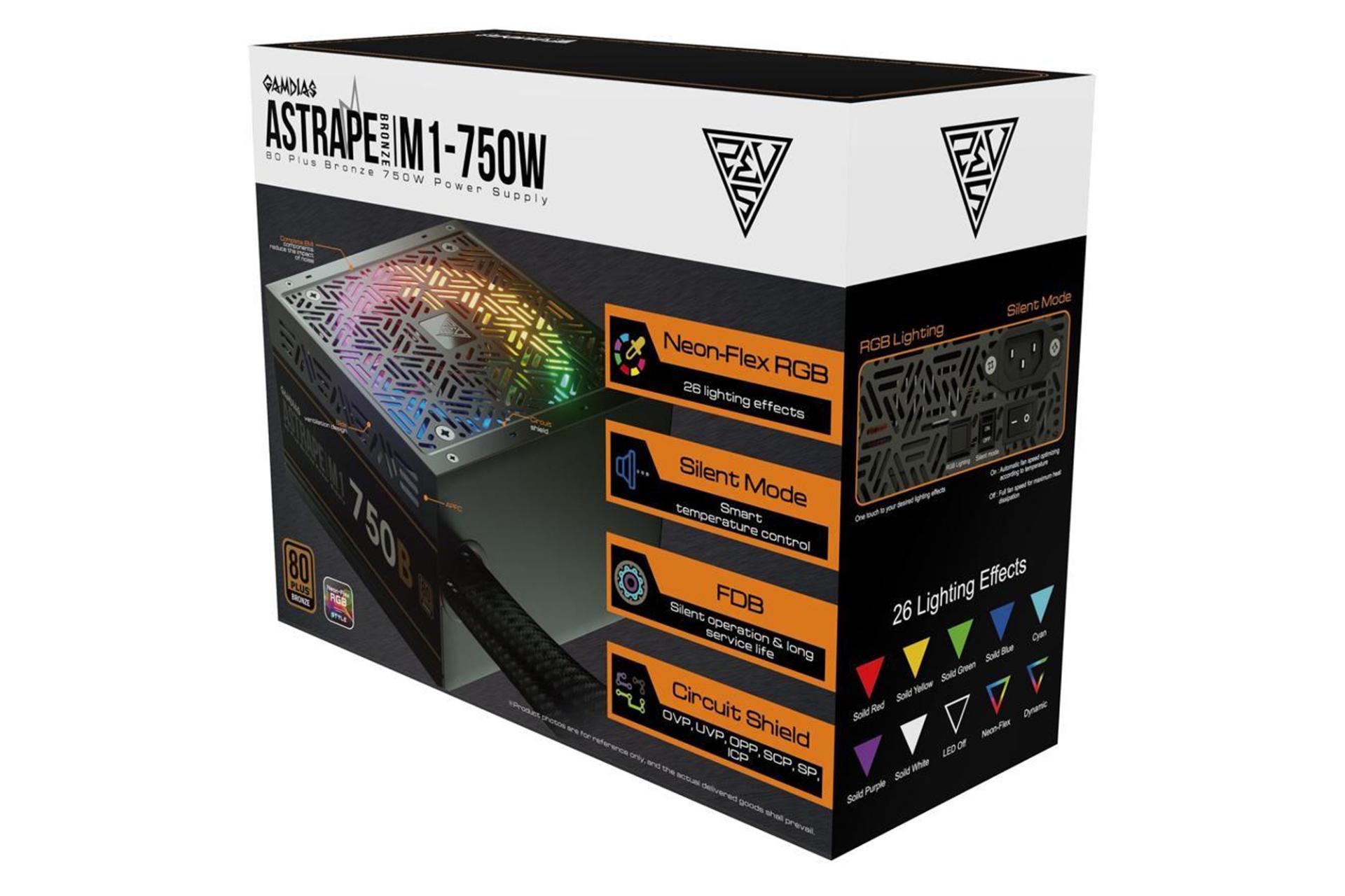 جعبه گیم دیاس ASTRAPE M1-750B با توان 750 وات