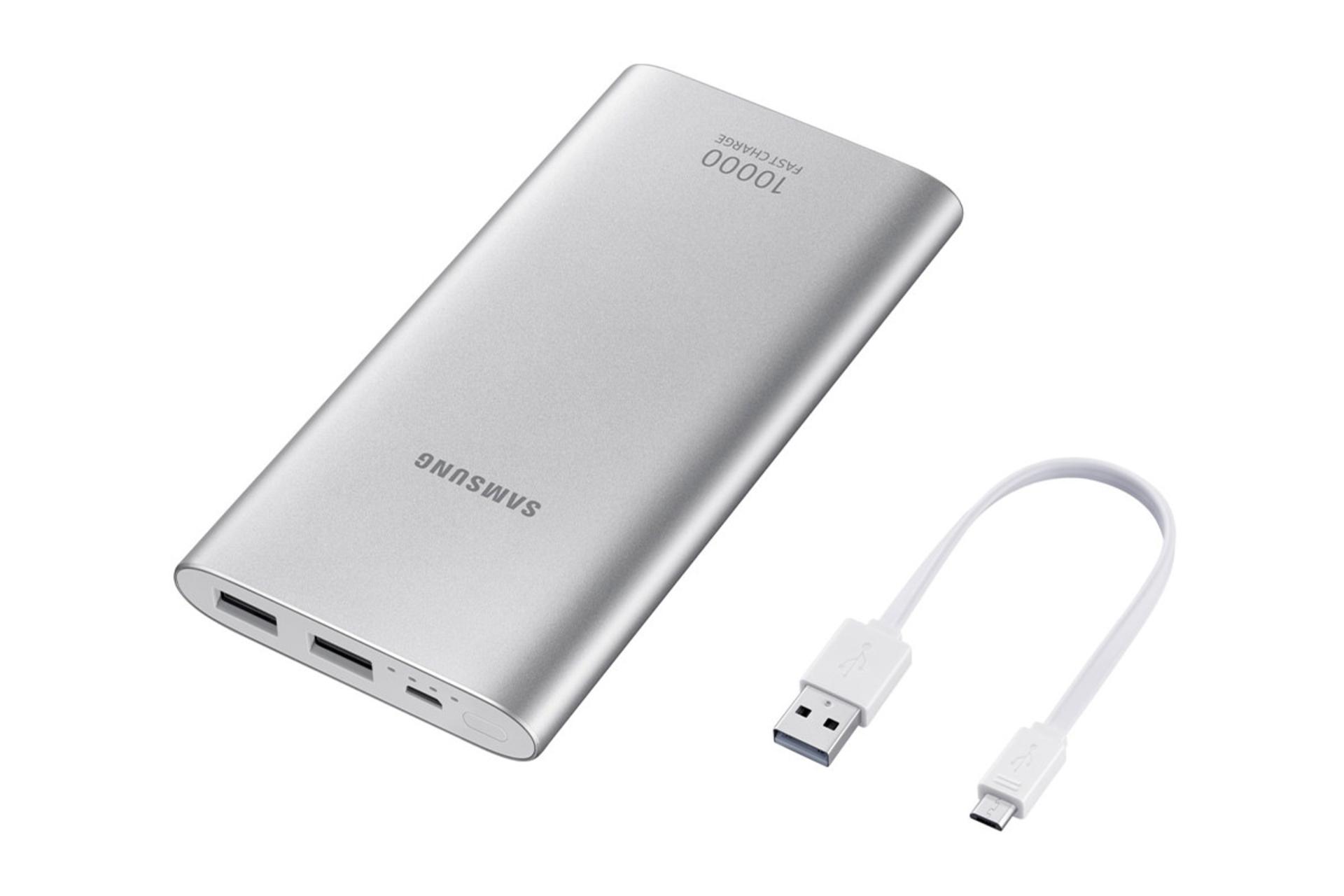 سامسونگ P1100 مدل Micro-USB با ظرفیت 10000  میلی‌آمپر ساعت / Samsung Battery Pack EB-P1100B 10000m