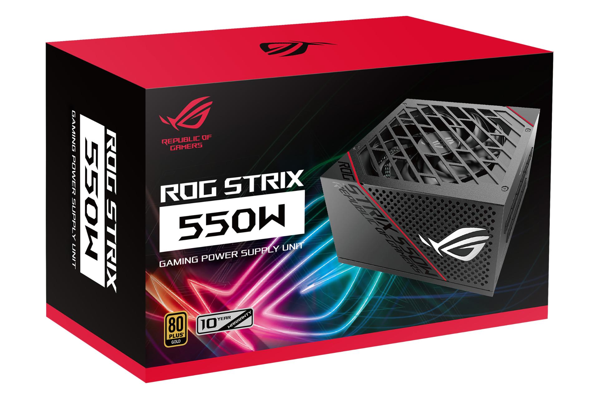 جعبه پاور کامپیوتر ایسوس ROG Strix 550G با توان 550 وات