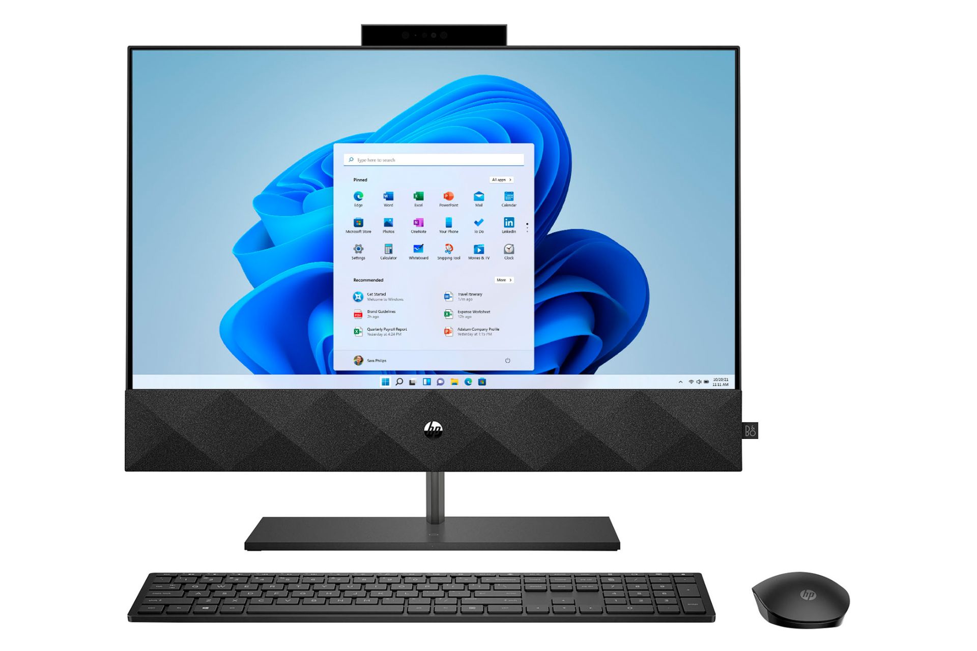 نمای روبرو کامپیوتر آل این وان All in One HP Pavilion K0154