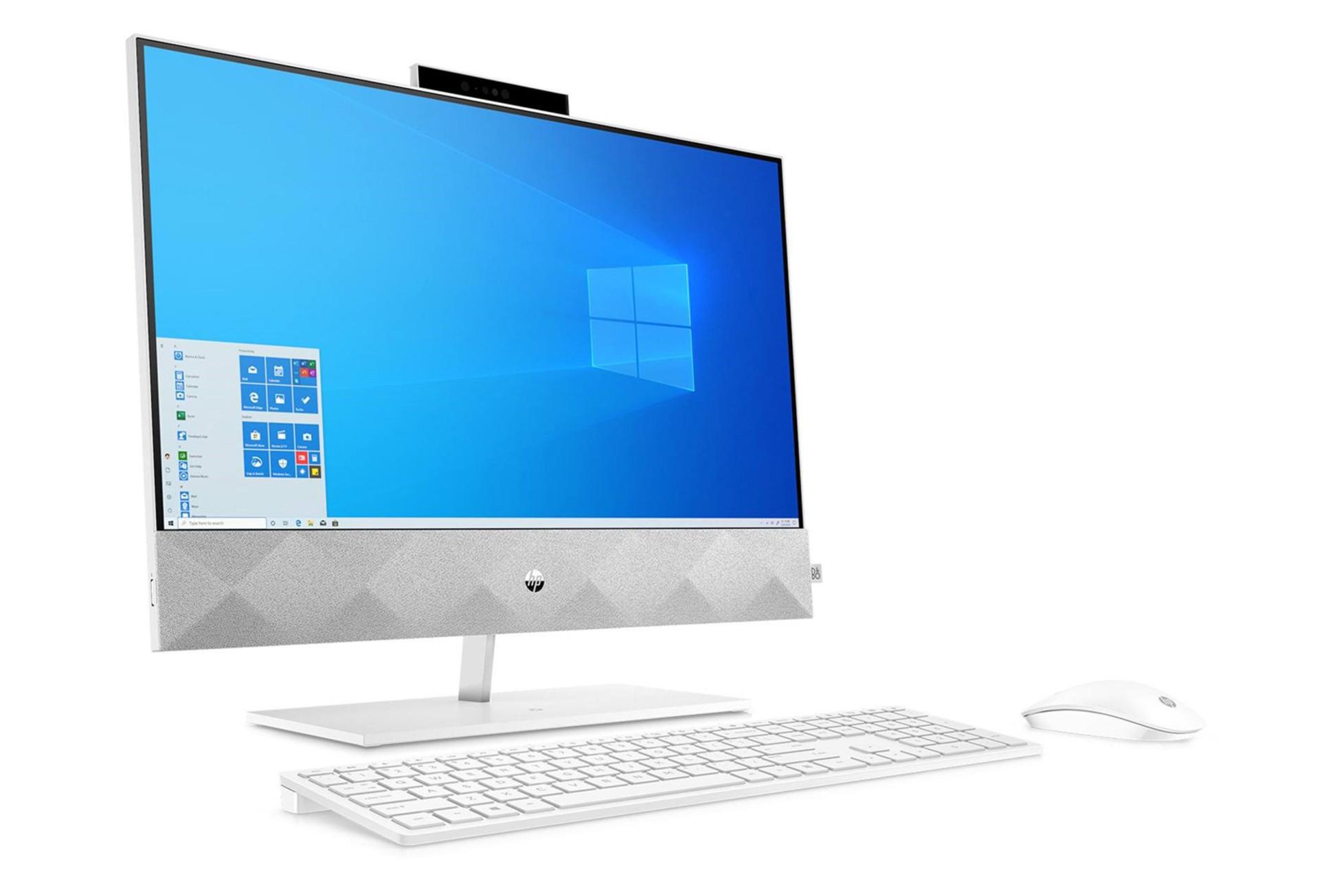 نمای چپ کامپیوتر آل این وان All in One HP Pavilion k1315t
