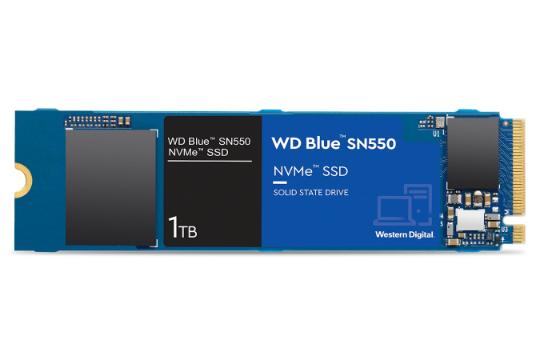 SSD وسترن دیجیتال Western Digital Blue SN550 NVMe M.2 1TB ظرفیت 1 ترابایت
