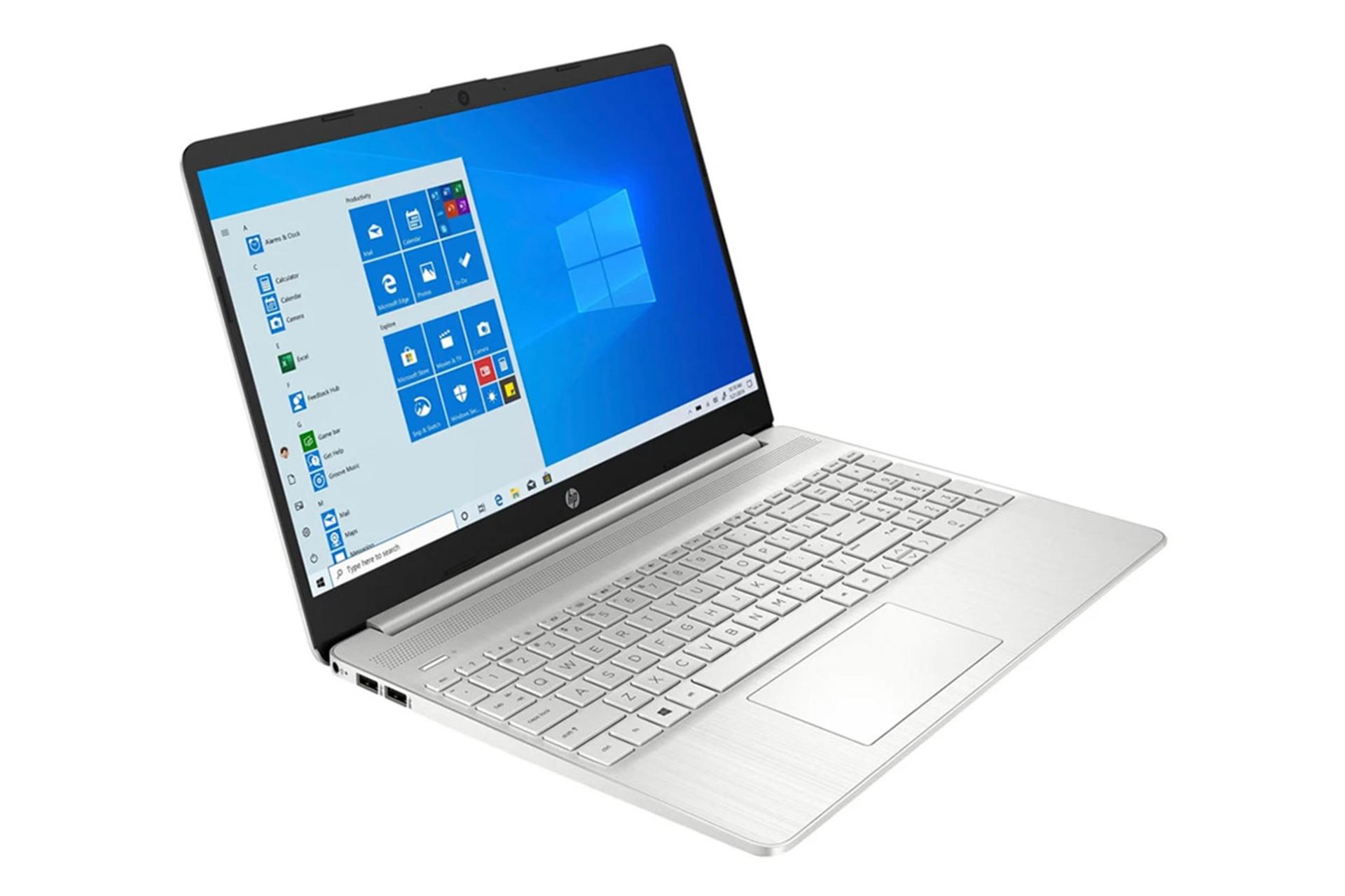 نمای نیمرخ چپ لپ تاپ اچ پی 15s-eq2022