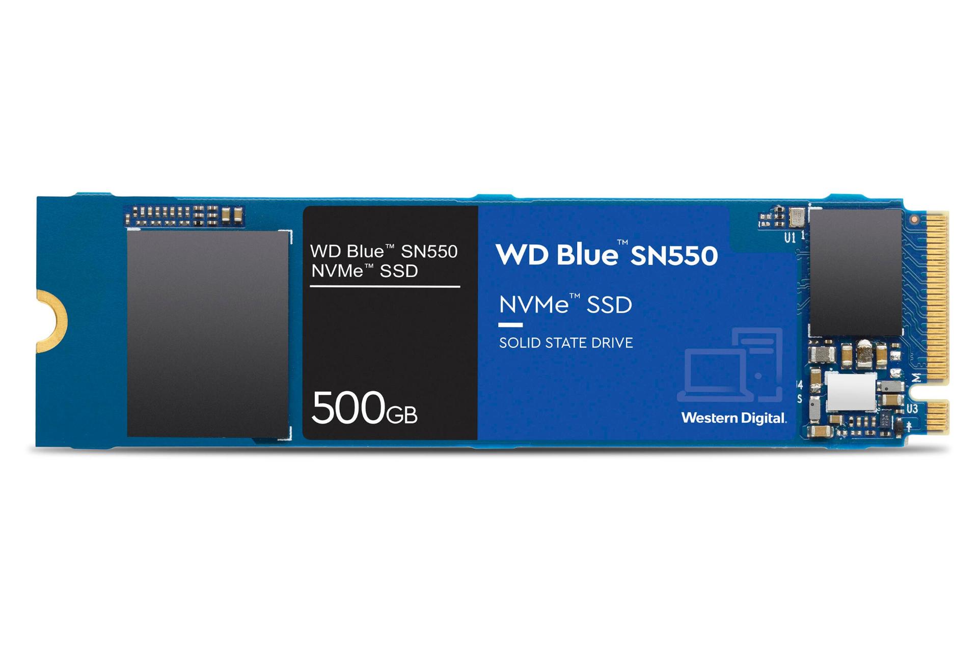 SSD وسترن دیجیتال Western Digital Blue SN550 NVMe M.2 500GB ظرفیت 500 گیگابایت