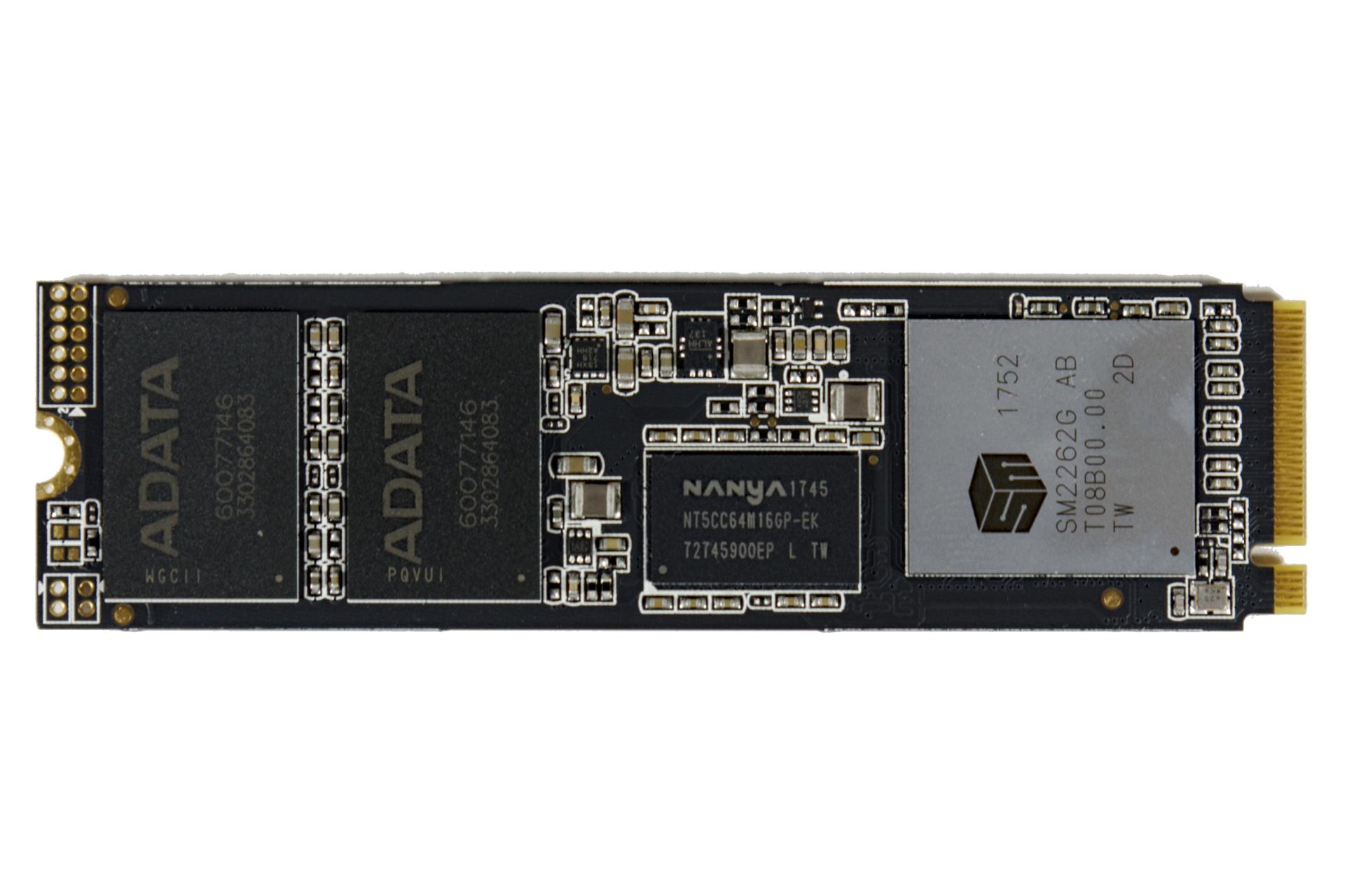نمای روبرو SSD ای دیتا ADATA XPG SX8200 Pro NVMe M.2