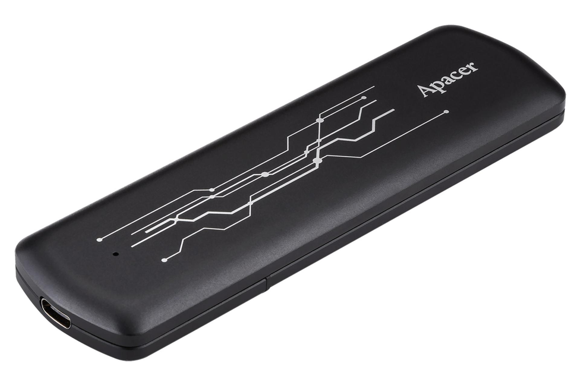 نمای چپ SSD اپیسر AS722 USB 3.2 Gen 2 ظرفیت 512 گیگابایت