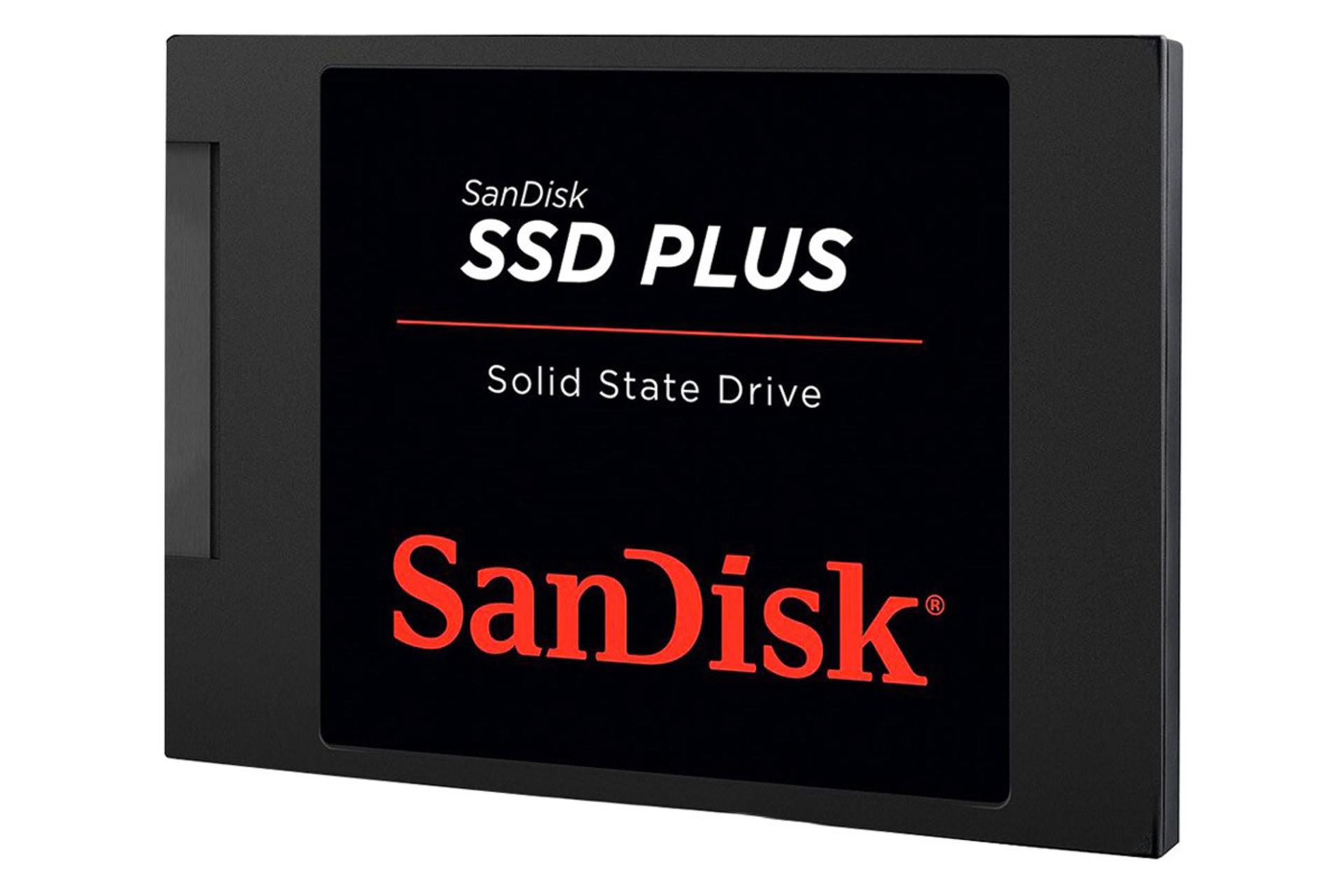 نمای راست SSD سن دیسک SSD Plus SATA 2.5 Inch