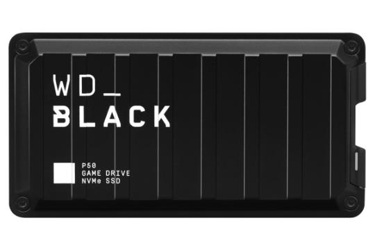 نمای روبرو SSD وسترن دیجیتال WD_BLACK P50 Game Drive