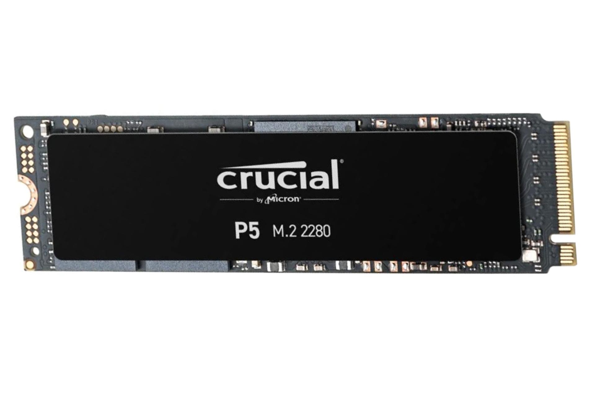 نمای روبرو SSD کروشیال P5 NVMe M.2