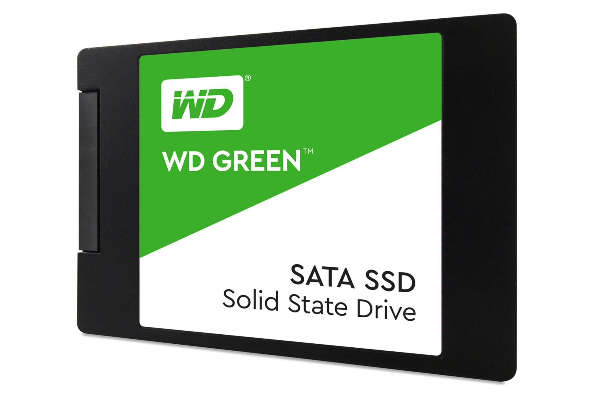 نمای راست SSD وسترن دیجیتال Green WDS120G2G0A SATA 2.5 Inch ظرفیت 120 گیگابایت