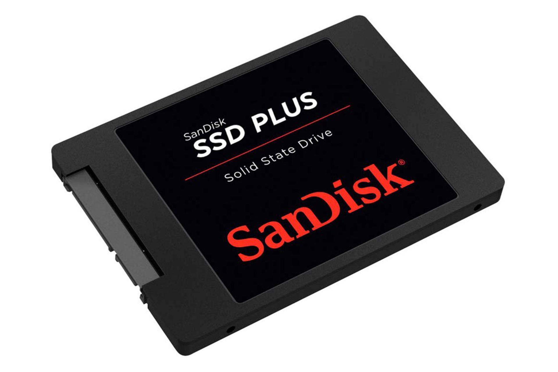 نمای چپ SSD سن دیسک SSD Plus SATA 2.5 Inch