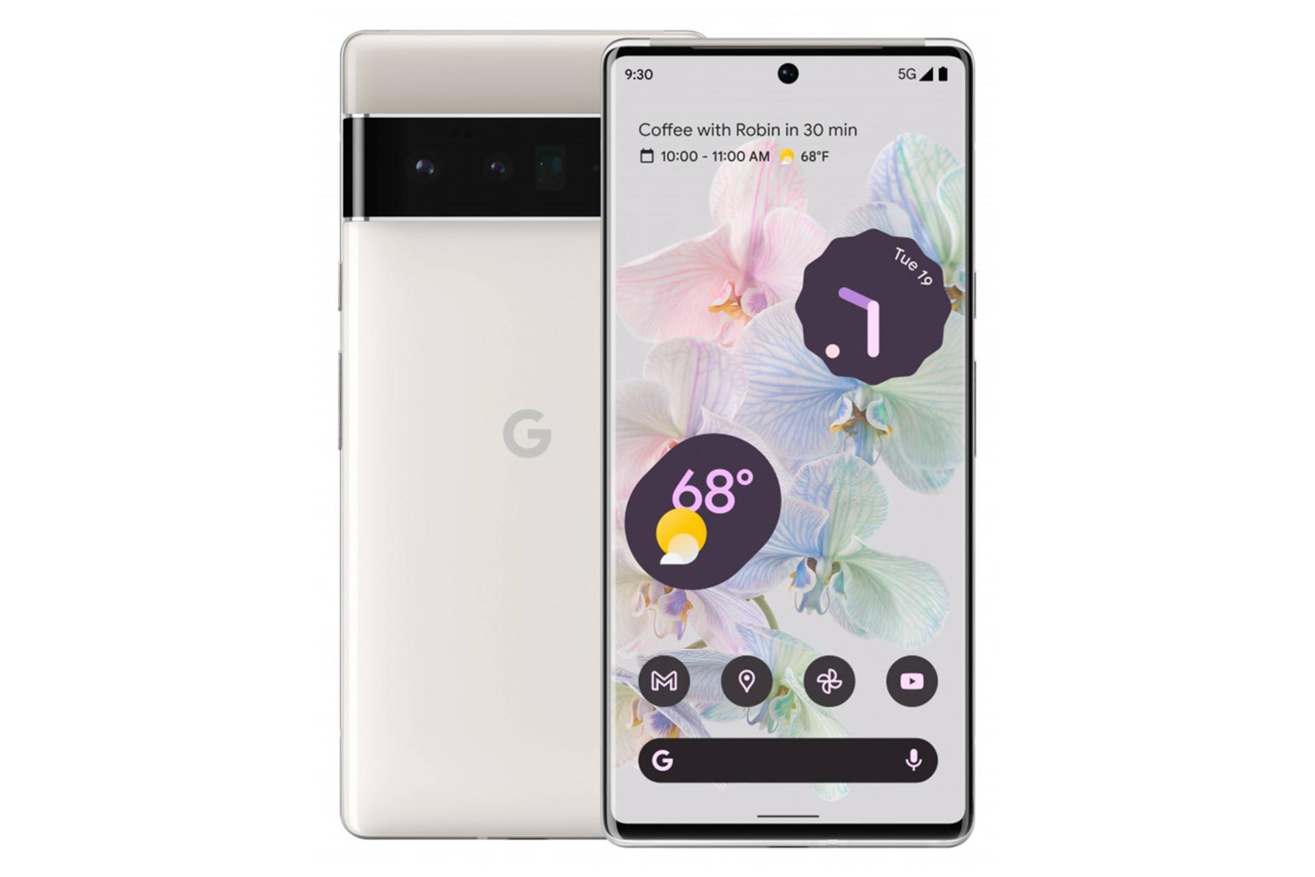 گوشی موبایل پیکسل 6 پرو / گوگل Google Pixel 6 Pro سفید