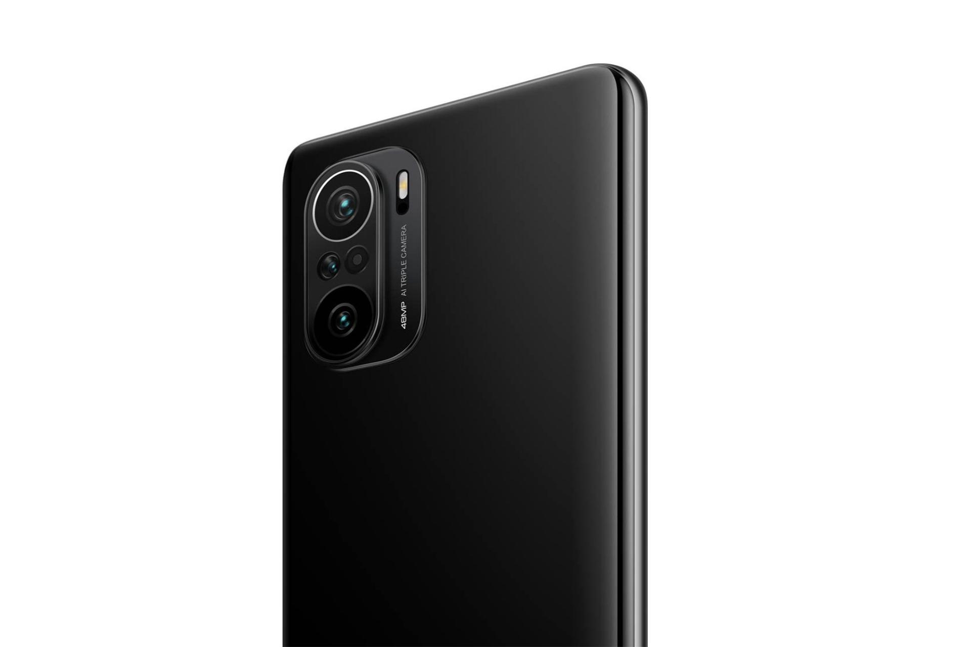  نمای دوربین پشت گوشی پوکو اف ۳ شیائومی مشکی رنگ