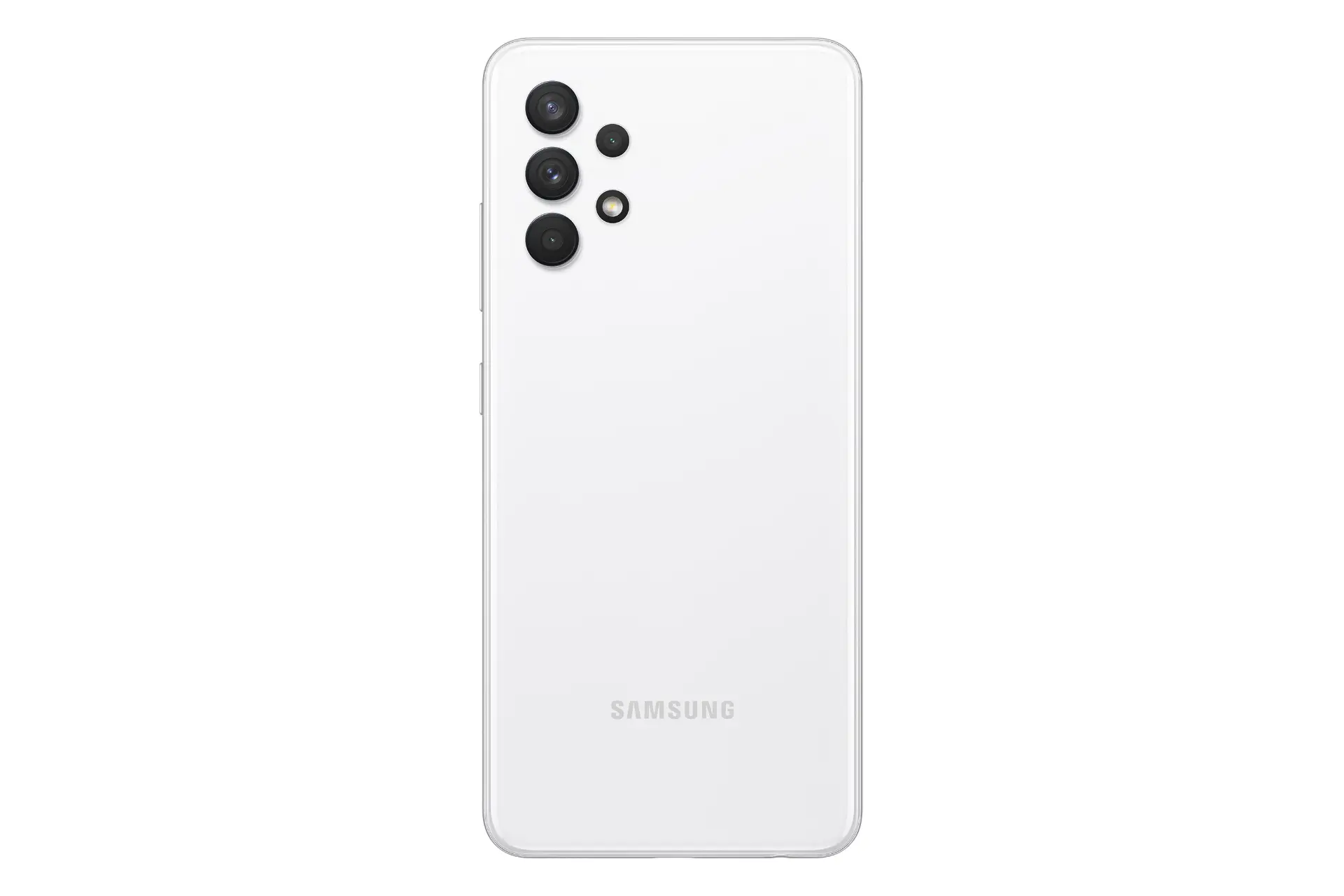 نمای پشت موبایل گلکسی A32 سامسونگ رنگ سفید