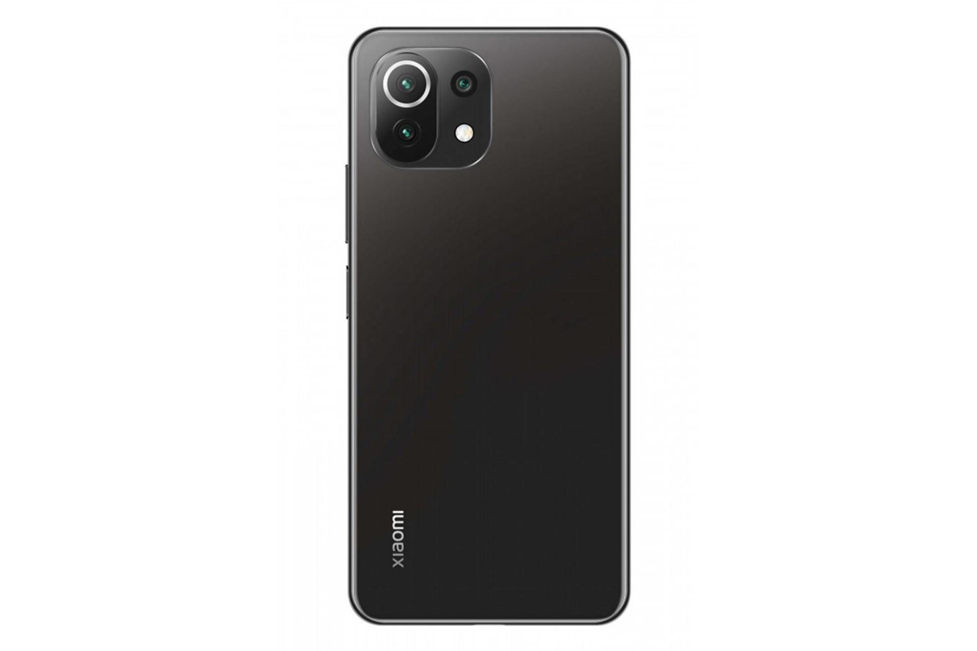 نمای پشت گوشی شیائومی می 11 لایت نسخه 4G رنگ مشکی