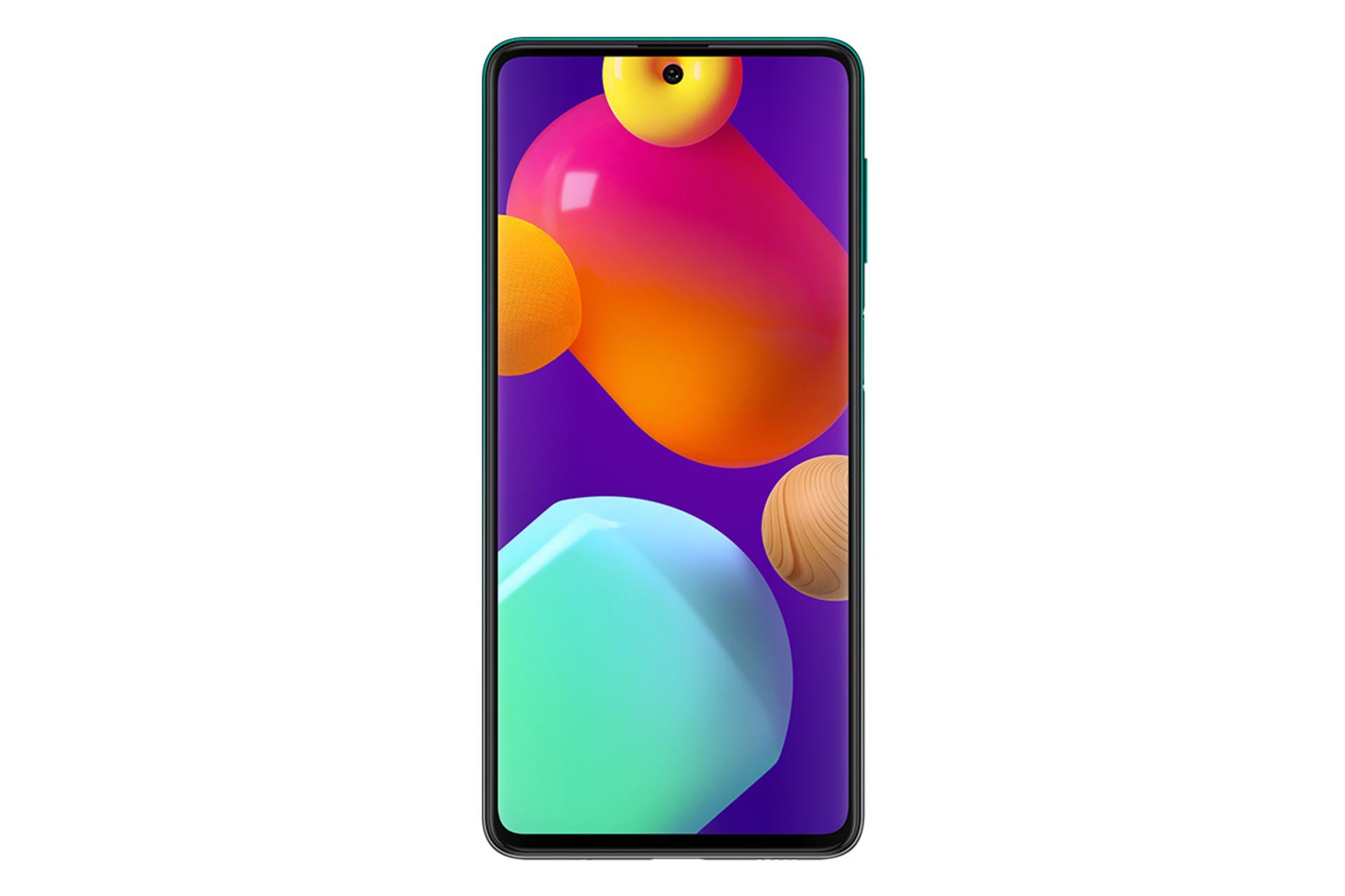 نمای جلو گوشی سامسونگ گلکسی ام 62 / samsung