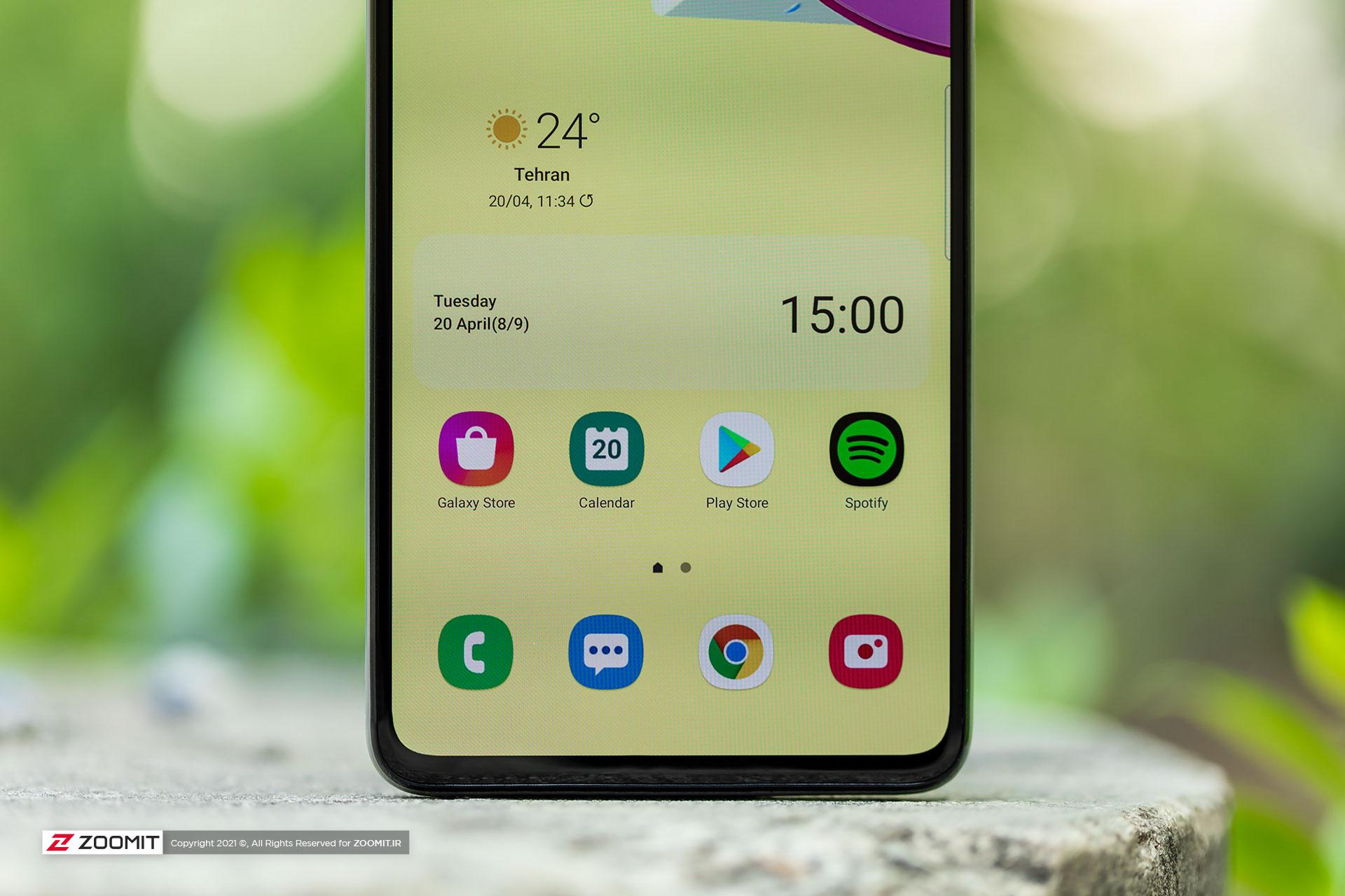 حاشیه پایین گوشی گلکسی M51 سامسونگ 