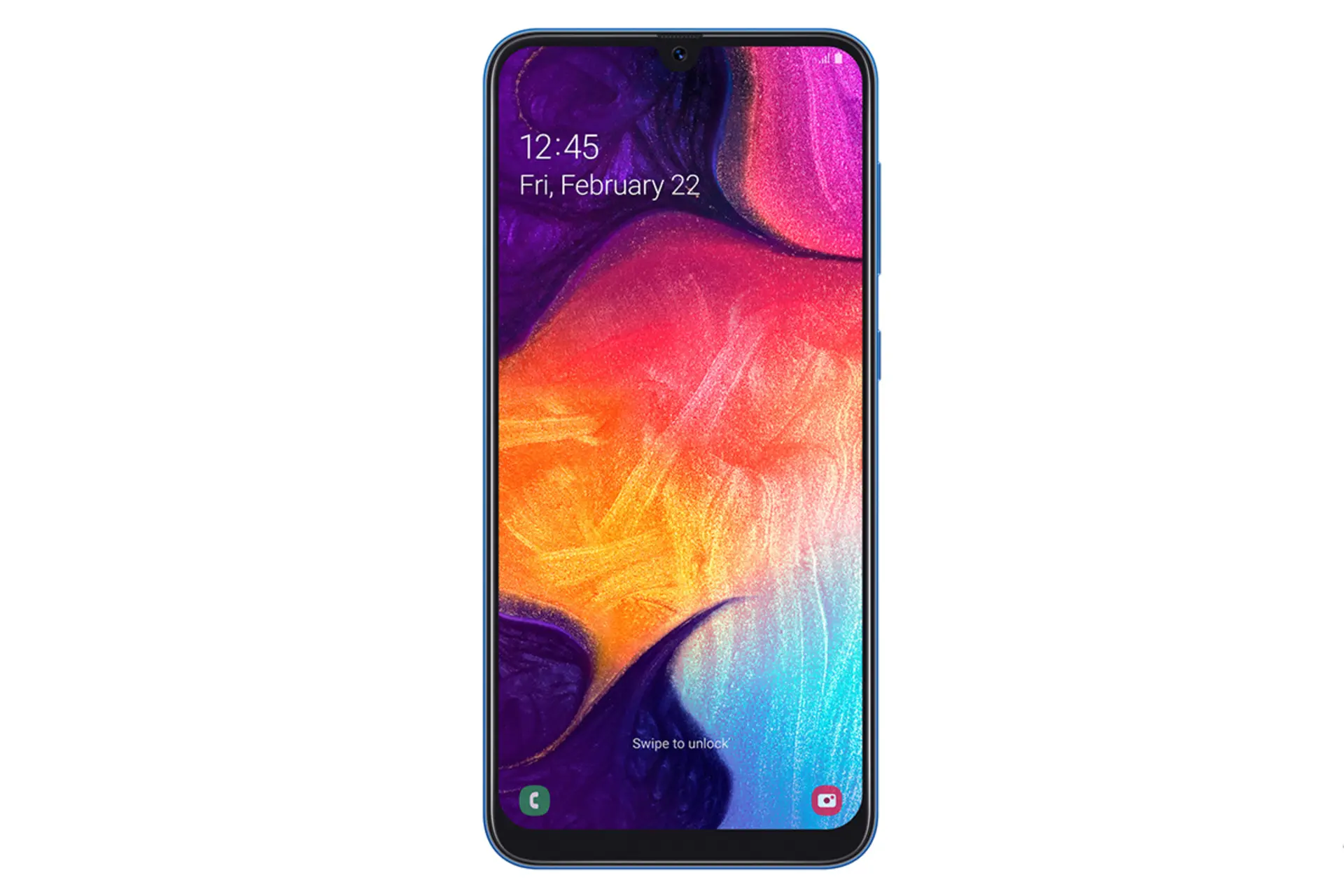 عکس نمای جلوی گوشی گلکسی ای ۵۰ سامسونگ / Samsung Galaxy A50