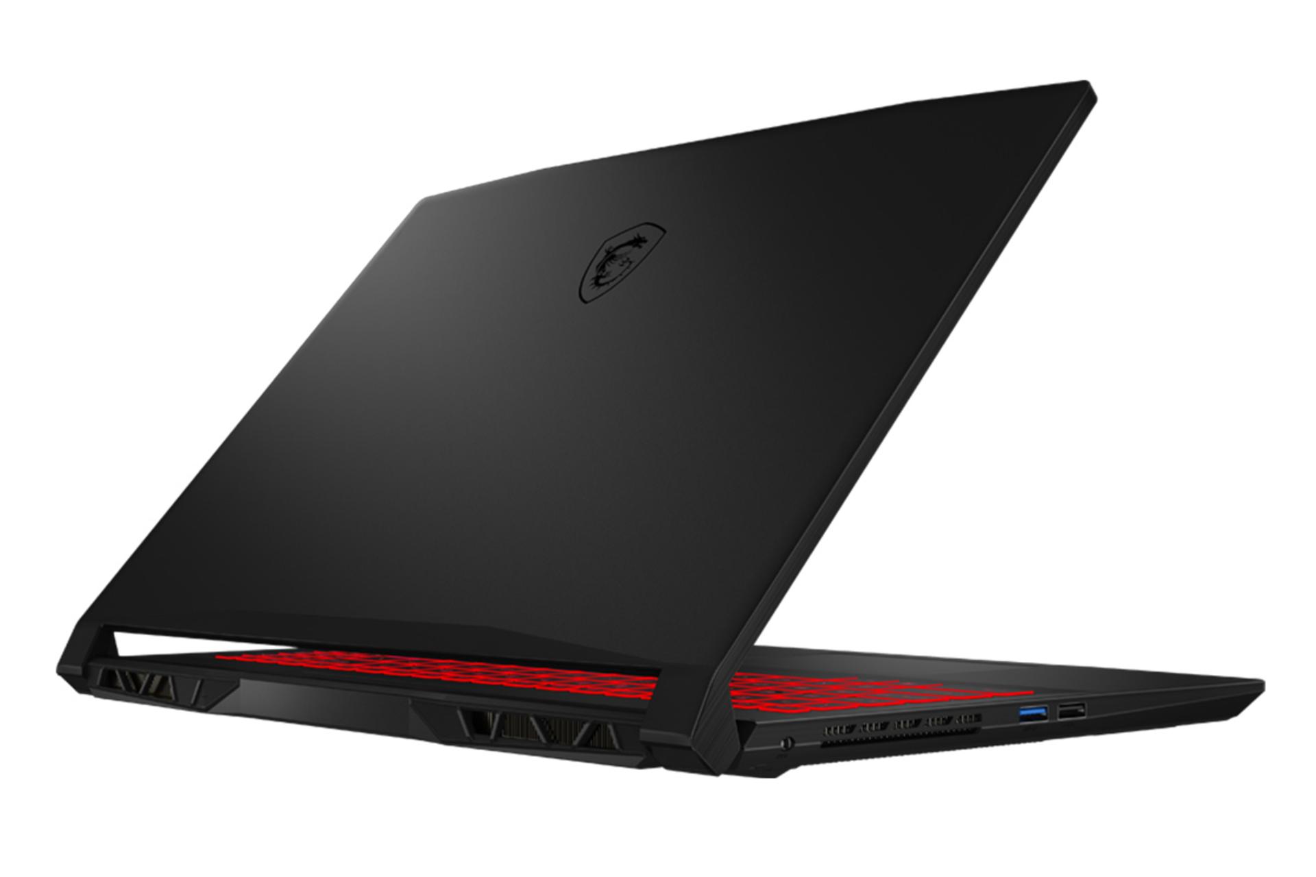 لپ تاپ ام اس آی Katana GF66 12UD از نمای پشت